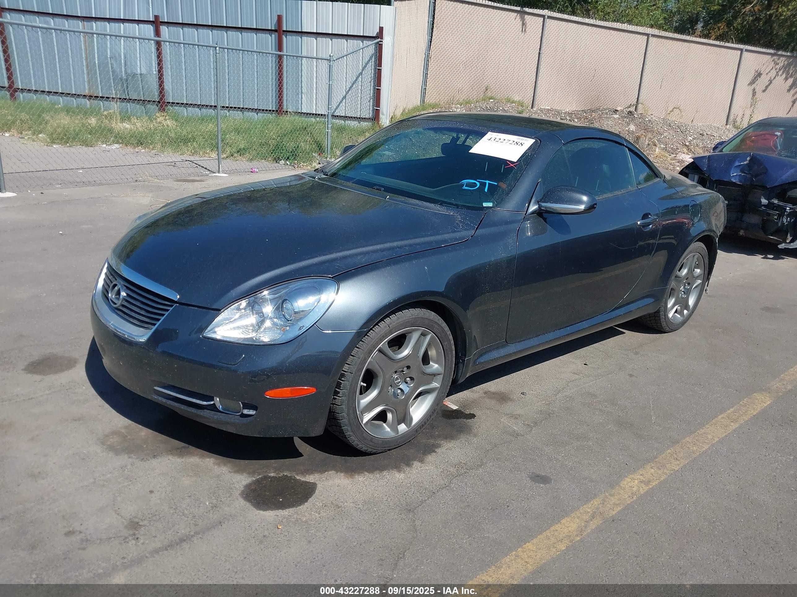 2007 Lexus Sc 430   Серый vin: JTHFN45Y779015116