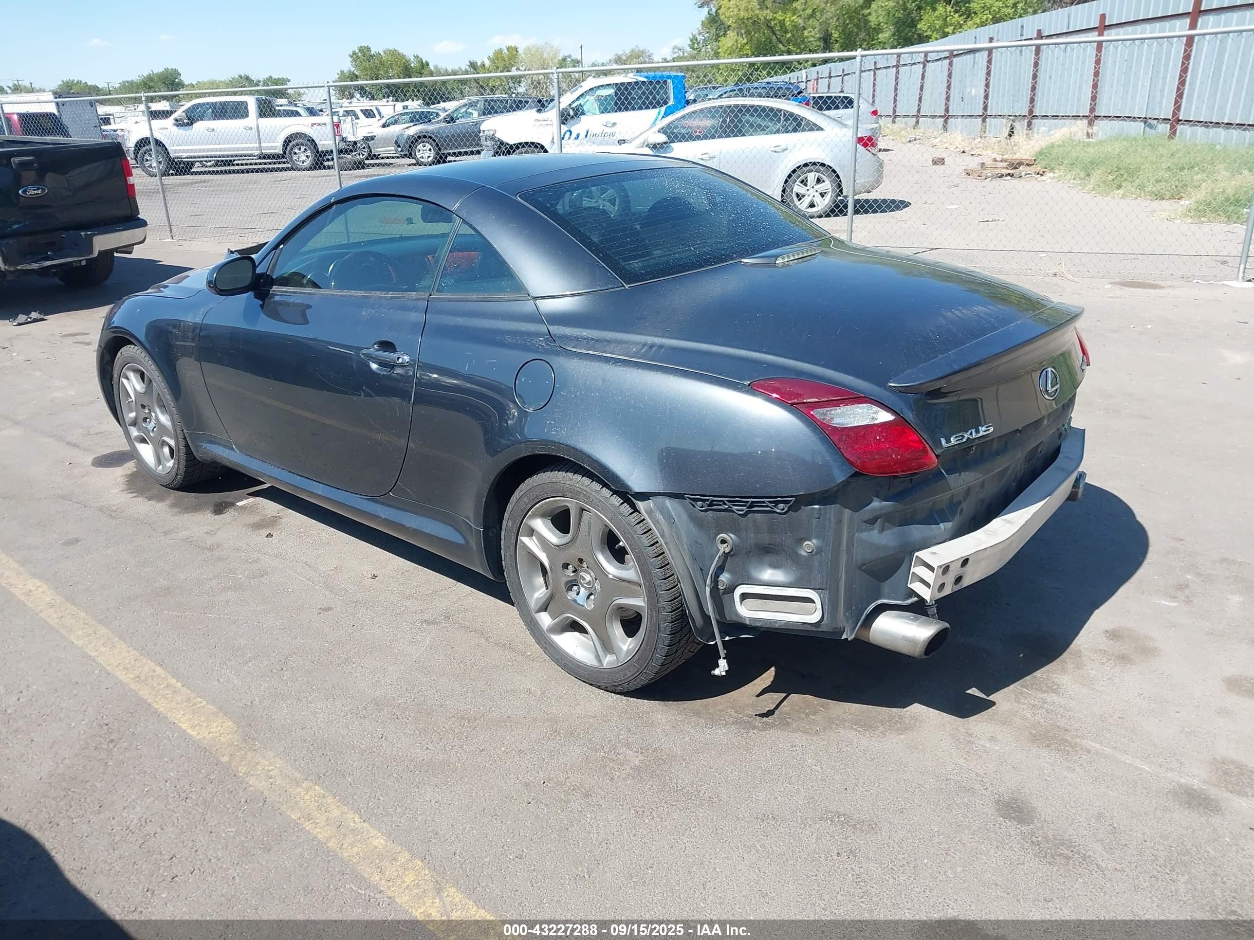 2007 Lexus Sc 430   Серый vin: JTHFN45Y779015116