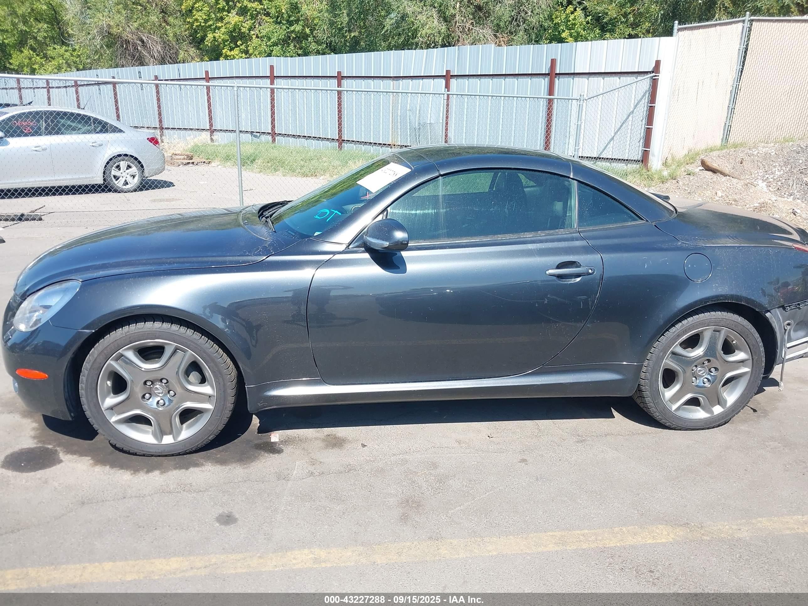 2007 Lexus Sc 430   Серый vin: JTHFN45Y779015116