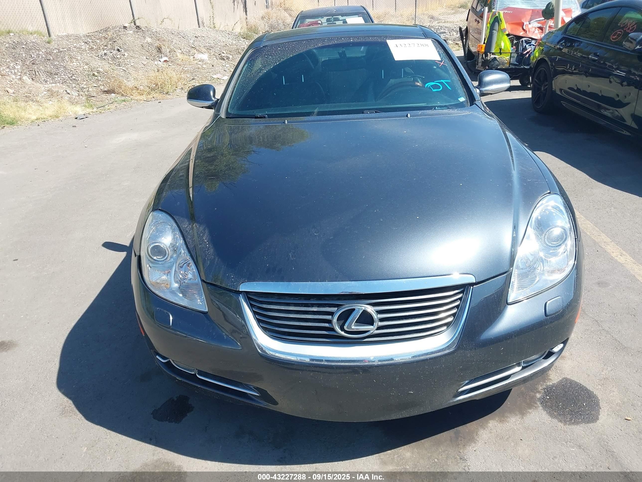 2007 Lexus Sc 430   Серый vin: JTHFN45Y779015116