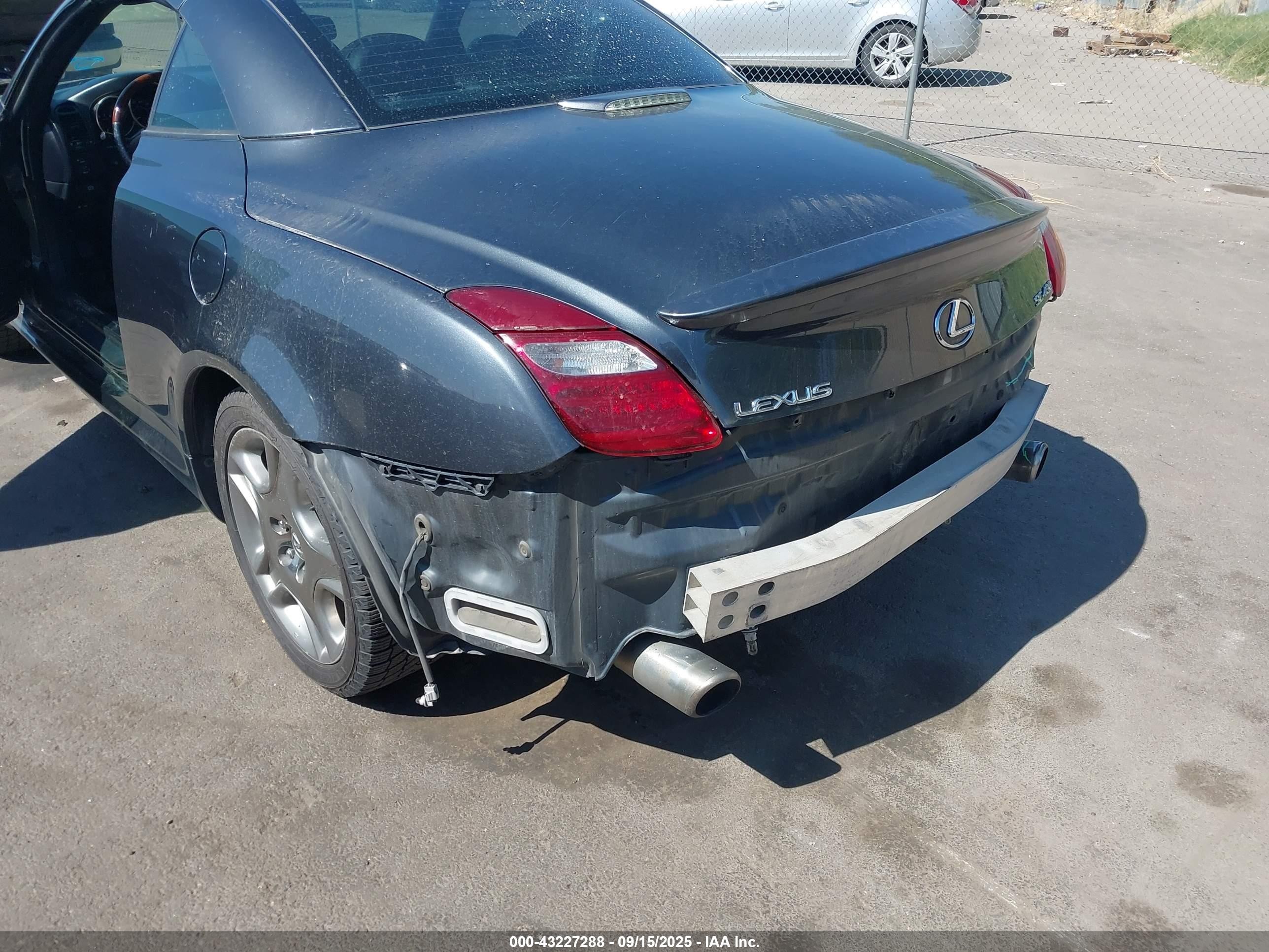2007 Lexus Sc 430   Серый vin: JTHFN45Y779015116