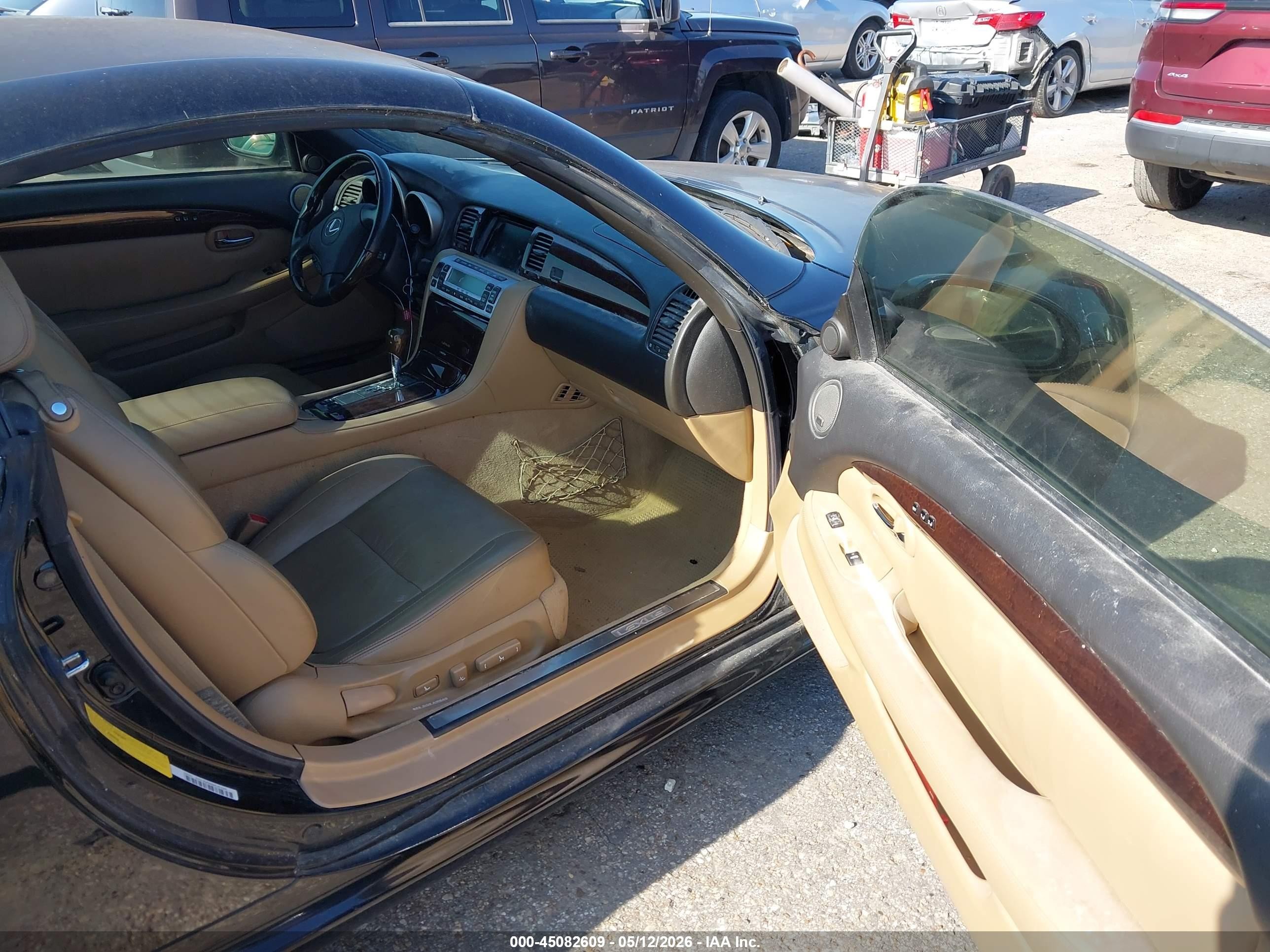 2008 Lexus Sc 430   Черный vin: JTHFN45Y789019233