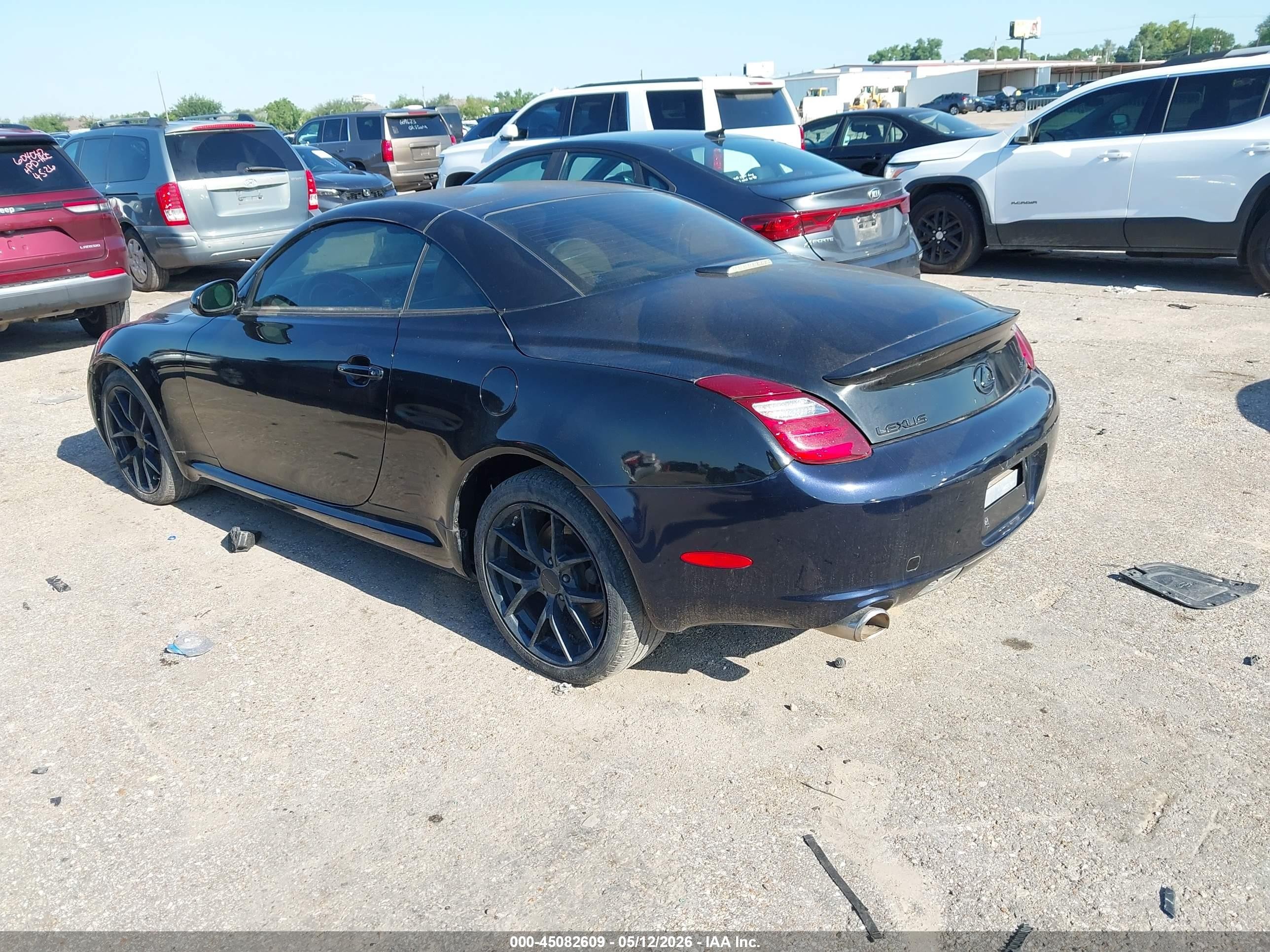 2008 Lexus Sc 430   Черный vin: JTHFN45Y789019233
