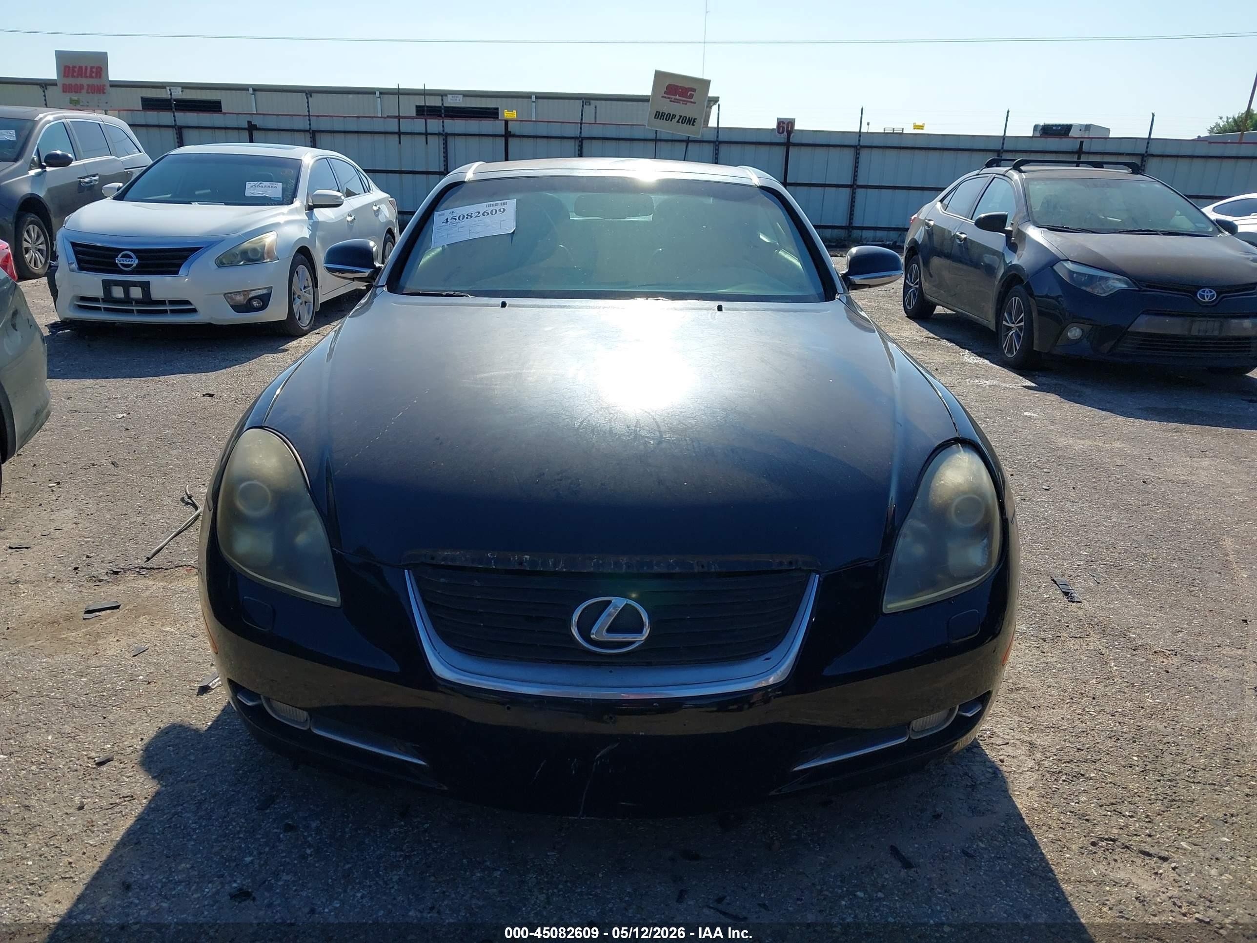 2008 Lexus Sc 430   Черный vin: JTHFN45Y789019233