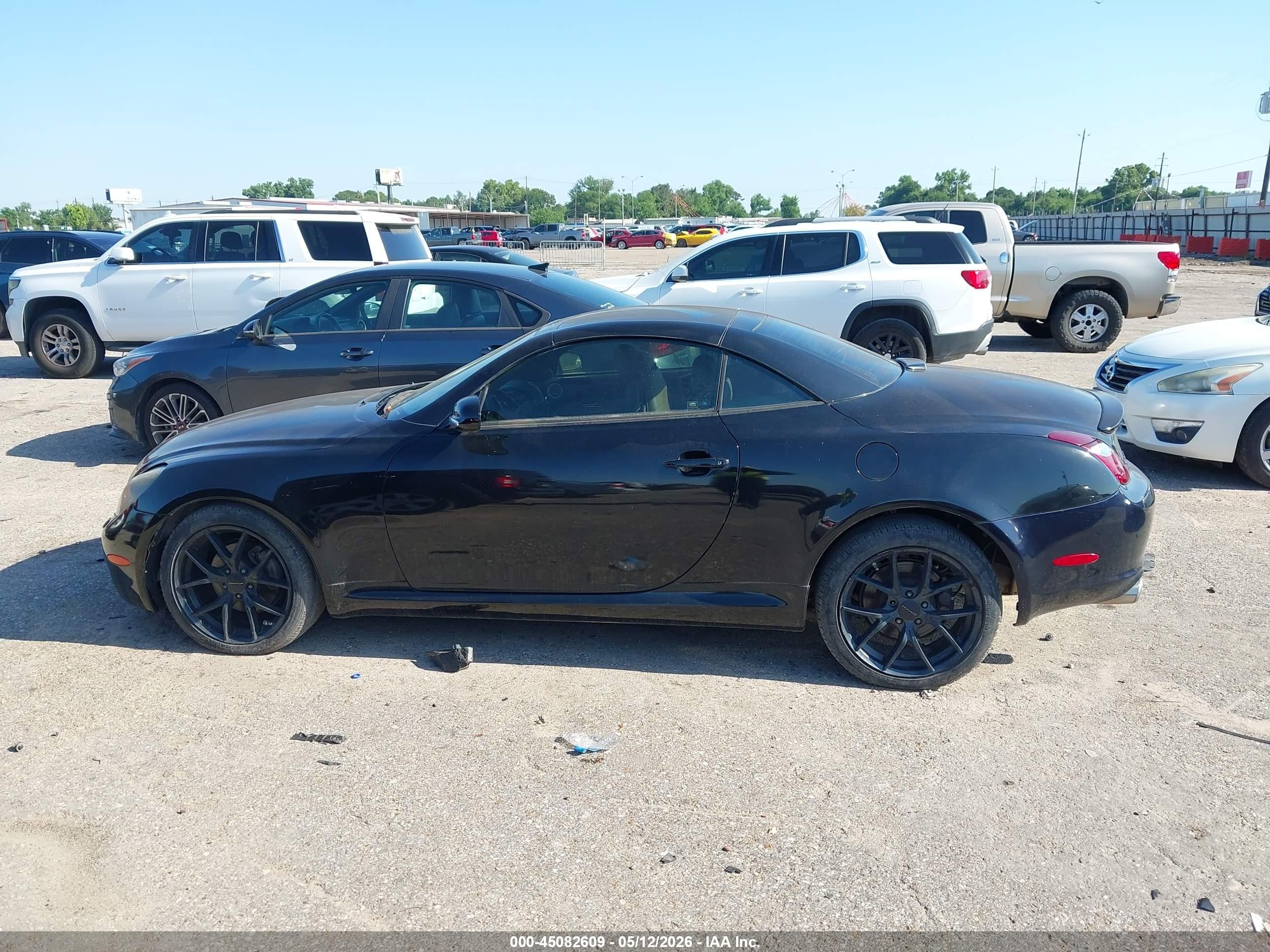 2008 Lexus Sc 430   Черный vin: JTHFN45Y789019233