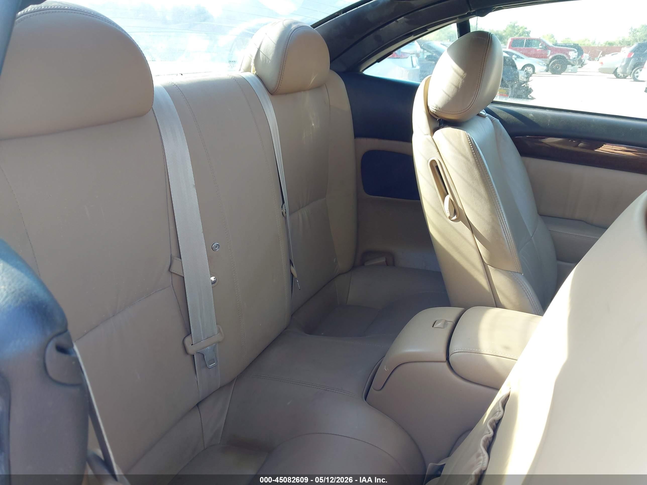2008 Lexus Sc 430   Черный vin: JTHFN45Y789019233