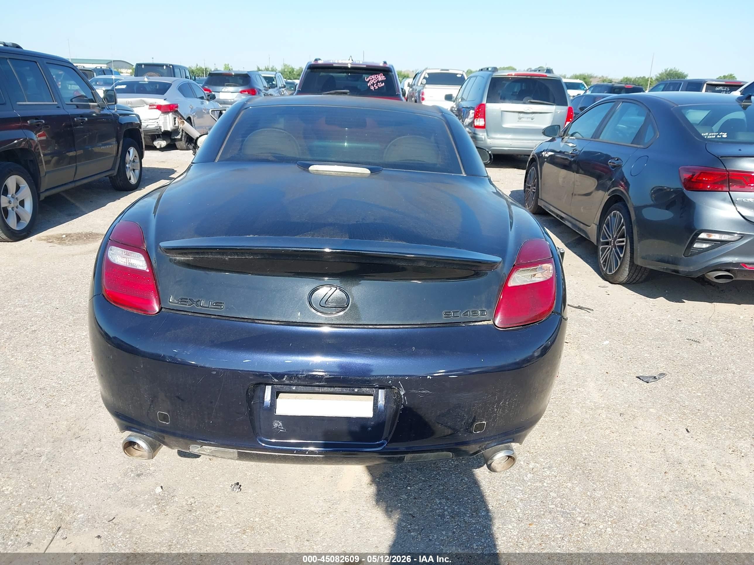 2008 Lexus Sc 430   Черный vin: JTHFN45Y789019233