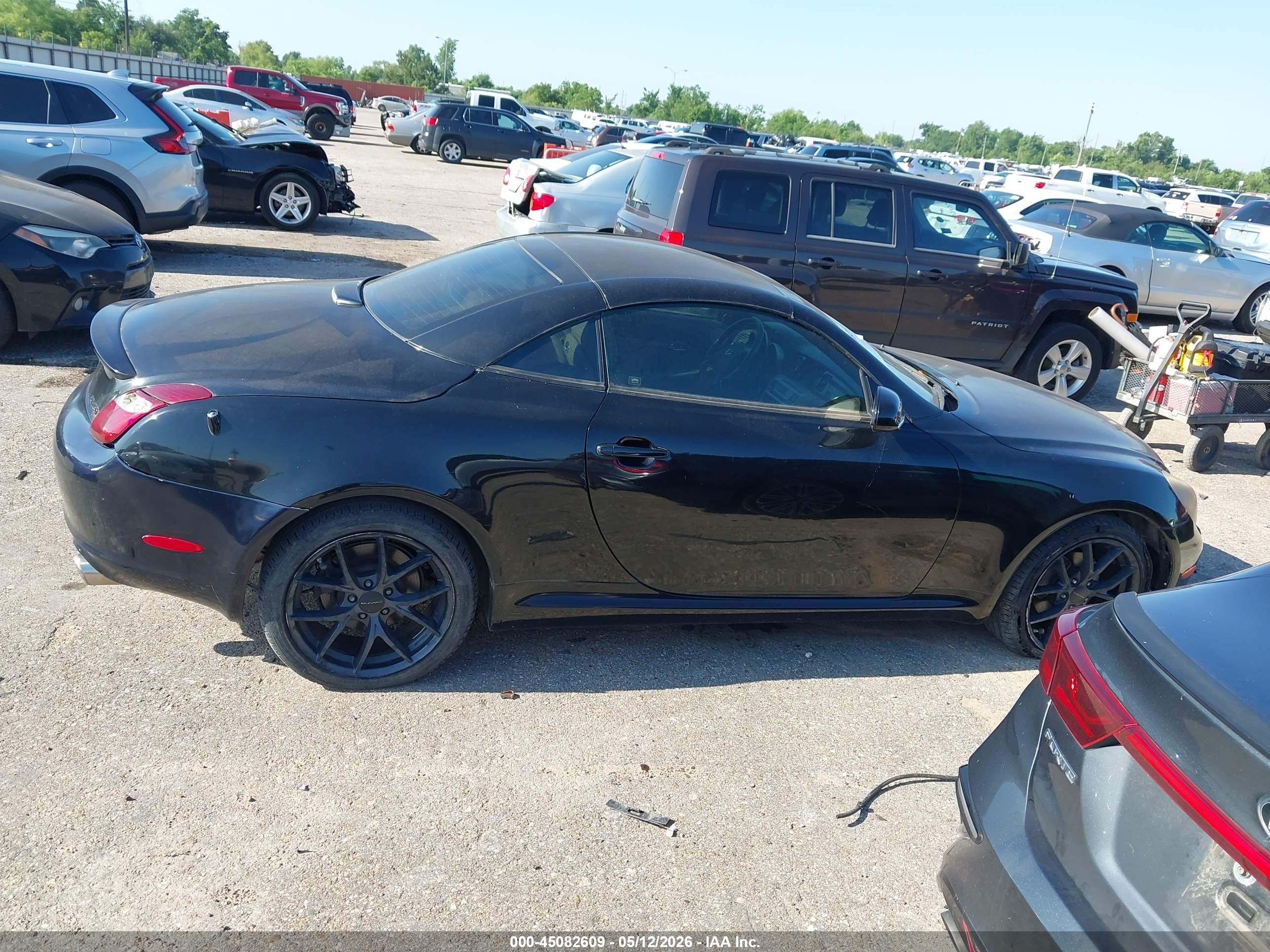 2008 Lexus Sc 430   Черный vin: JTHFN45Y789019233