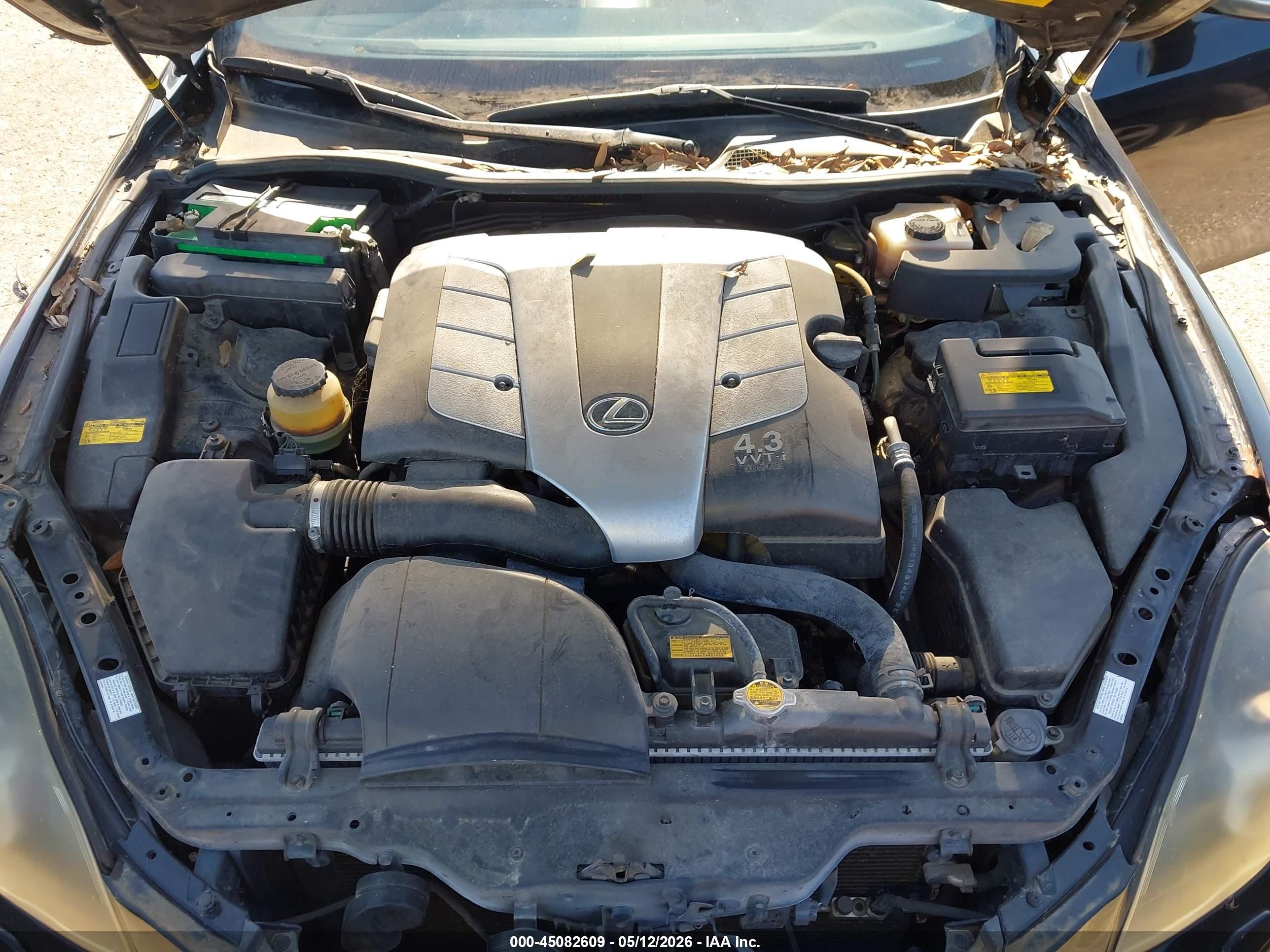 2008 Lexus Sc 430   Черный vin: JTHFN45Y789019233