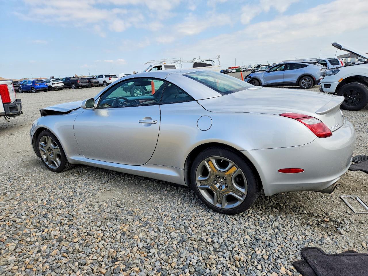 2008 Lexus Sc 430 Silver vin: JTHFN45Y889017927
