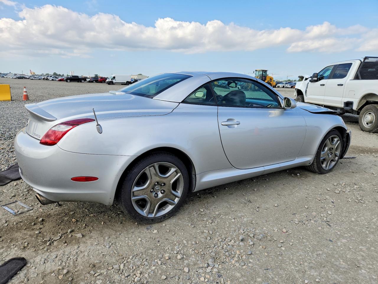 2008 Lexus Sc 430 Silver vin: JTHFN45Y889017927