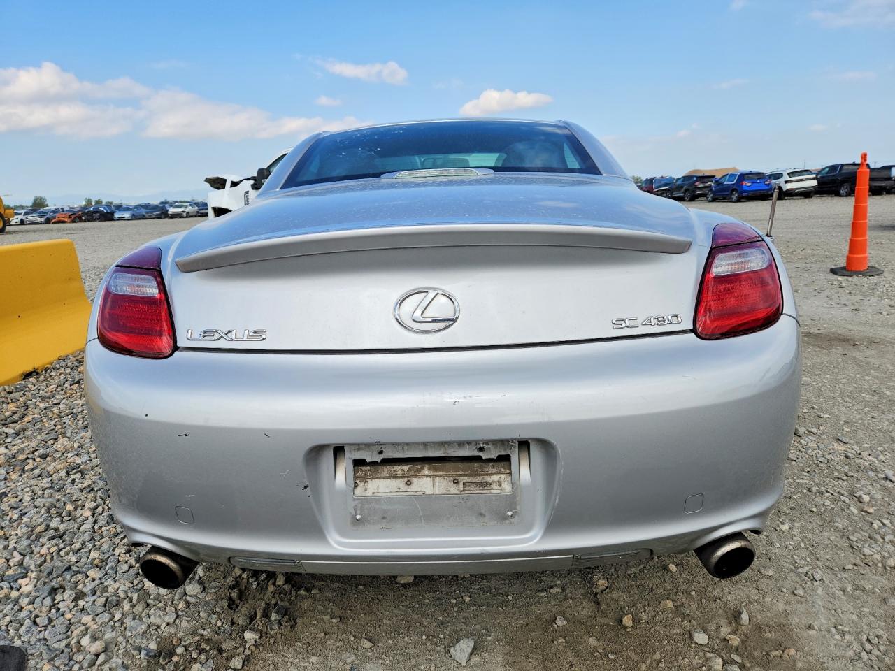 2008 Lexus Sc 430 Silver vin: JTHFN45Y889017927