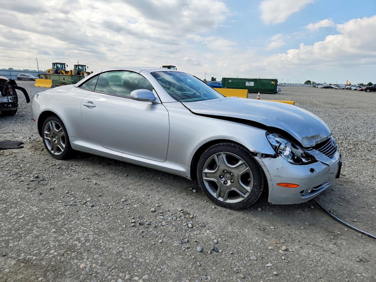2008 Lexus Sc 430 Silver vin: JTHFN45Y889017927