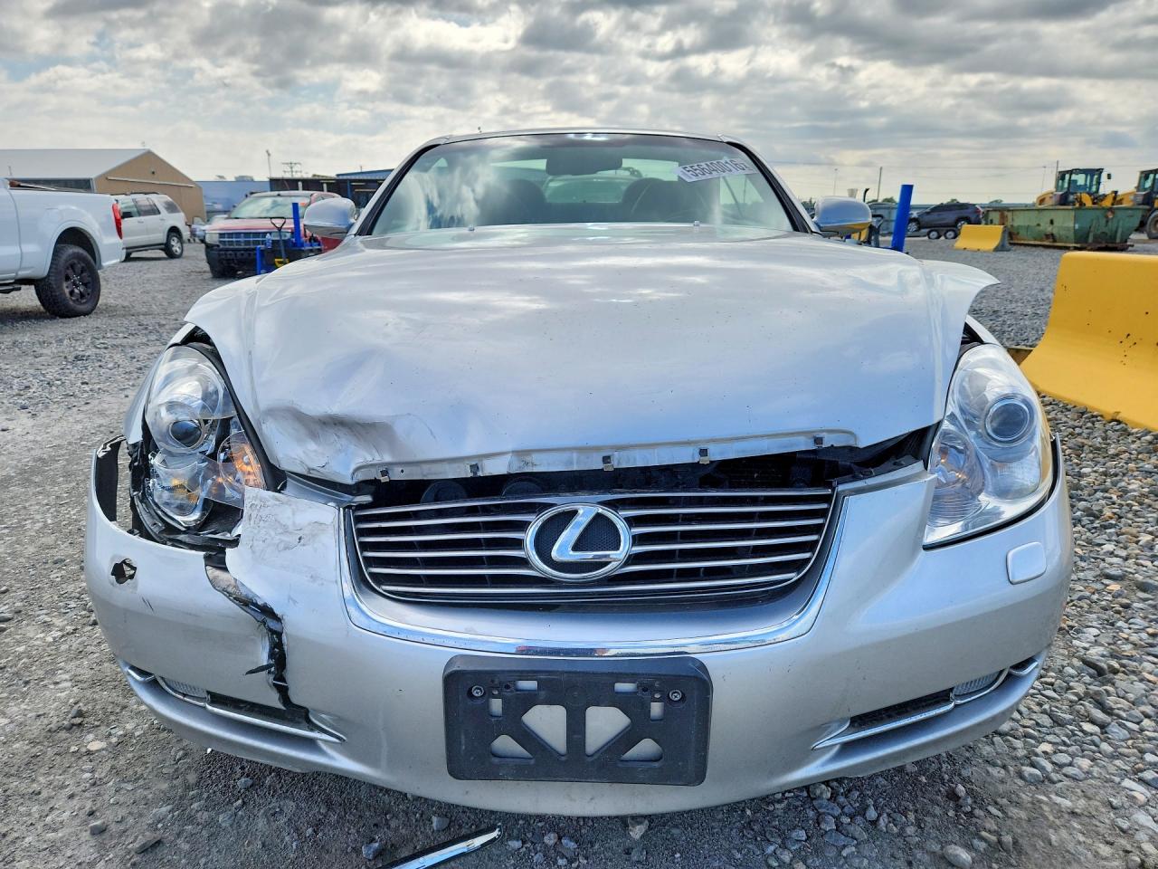 2008 Lexus Sc 430 Silver vin: JTHFN45Y889017927
