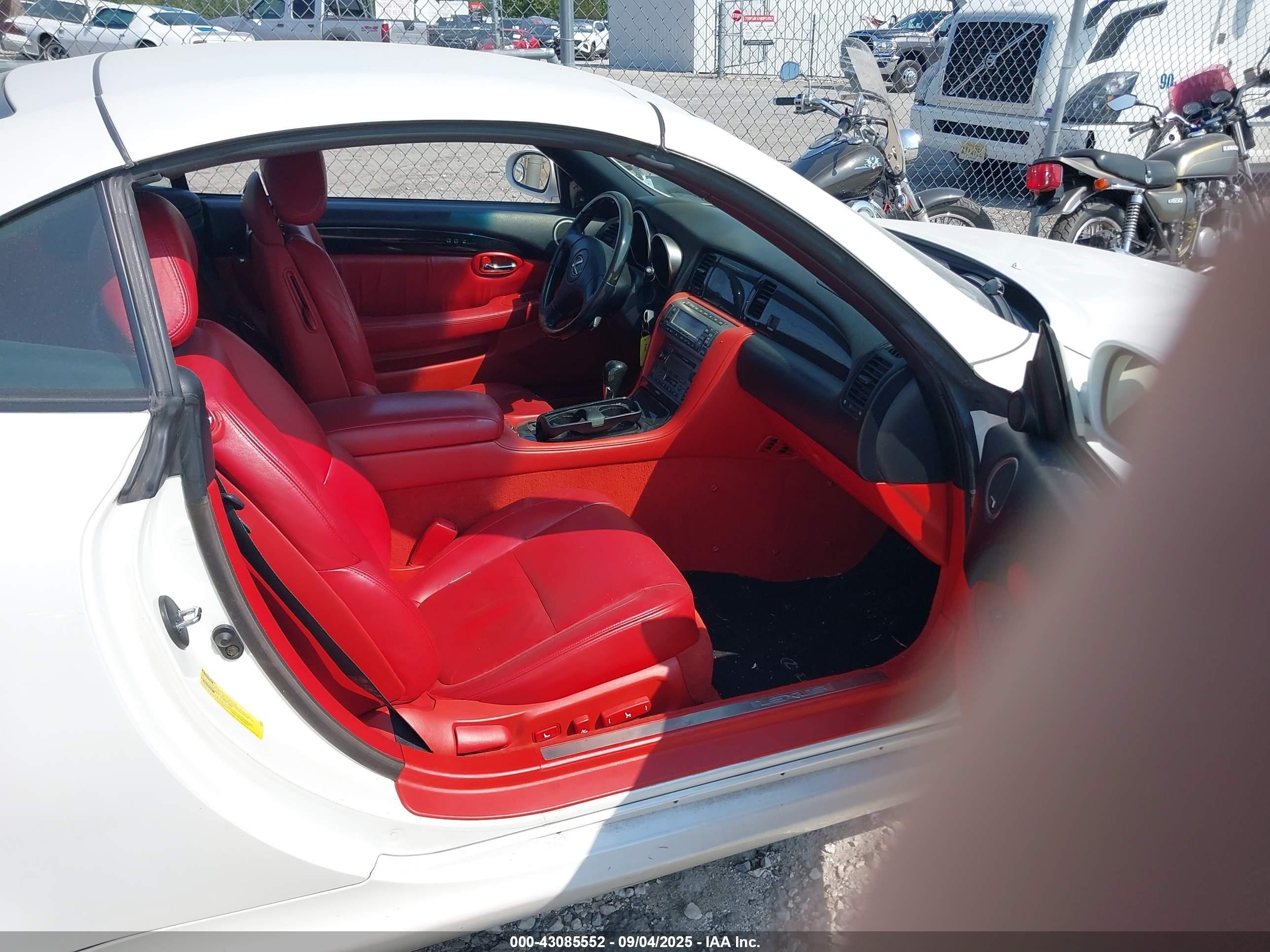 2007 Lexus Sc 430   Белый vin: JTHFN45Y979010340