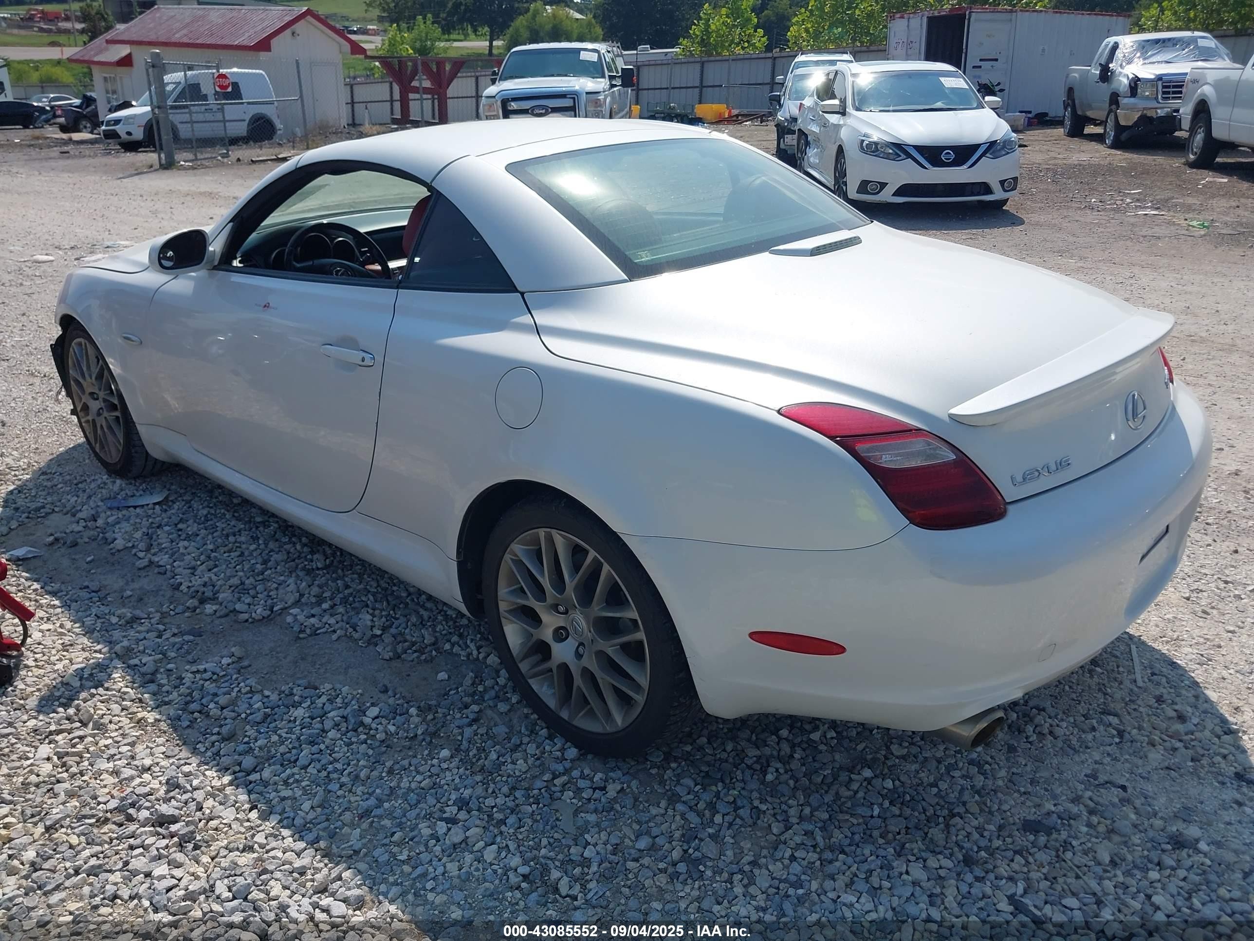 2007 Lexus Sc 430   Белый vin: JTHFN45Y979010340