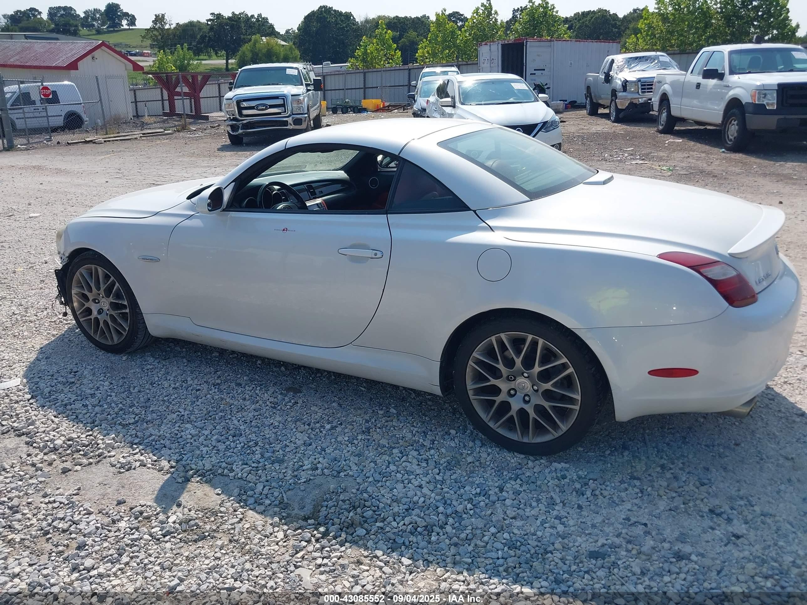 2007 Lexus Sc 430   Белый vin: JTHFN45Y979010340