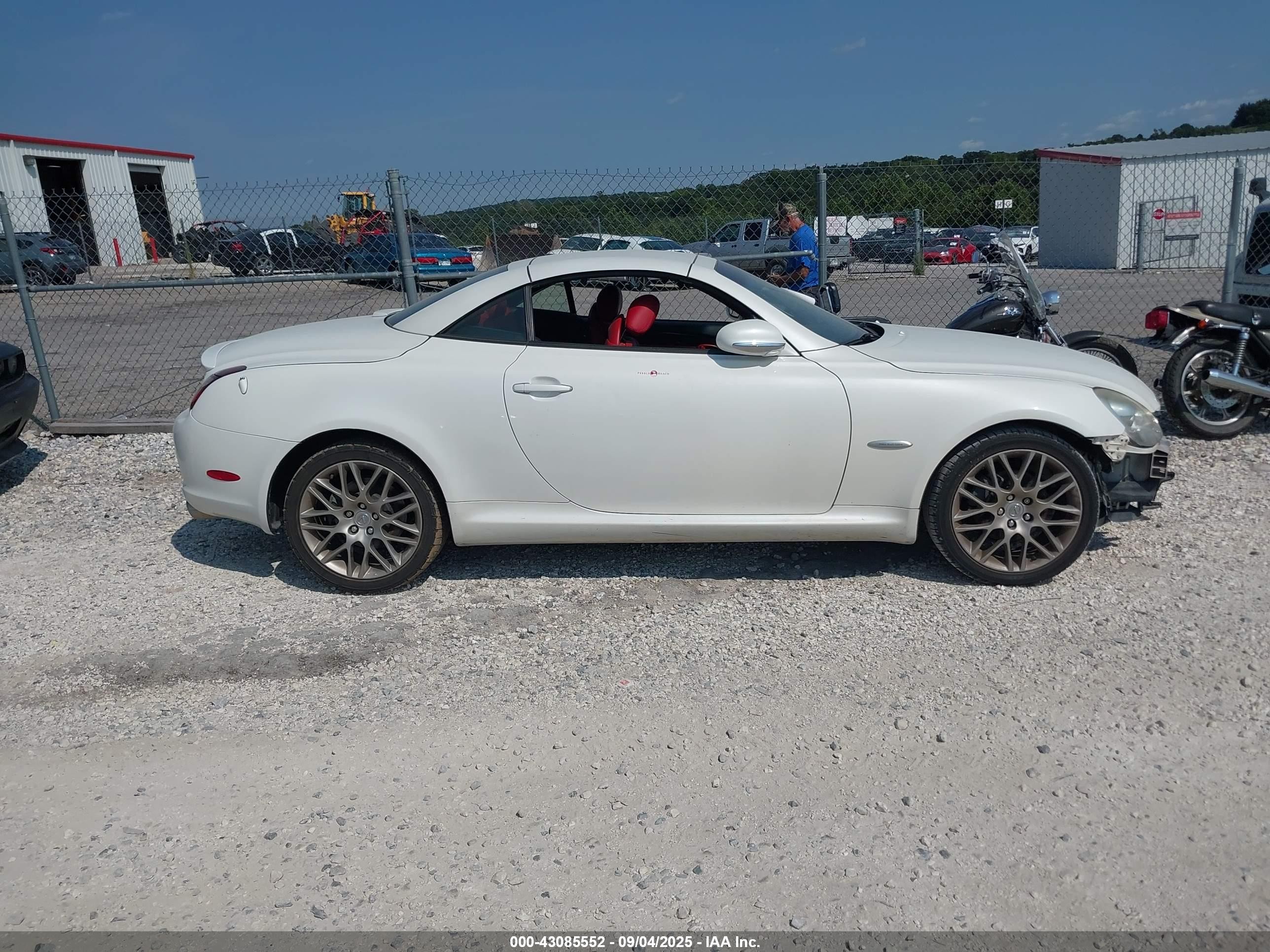 2007 Lexus Sc 430   Белый vin: JTHFN45Y979010340