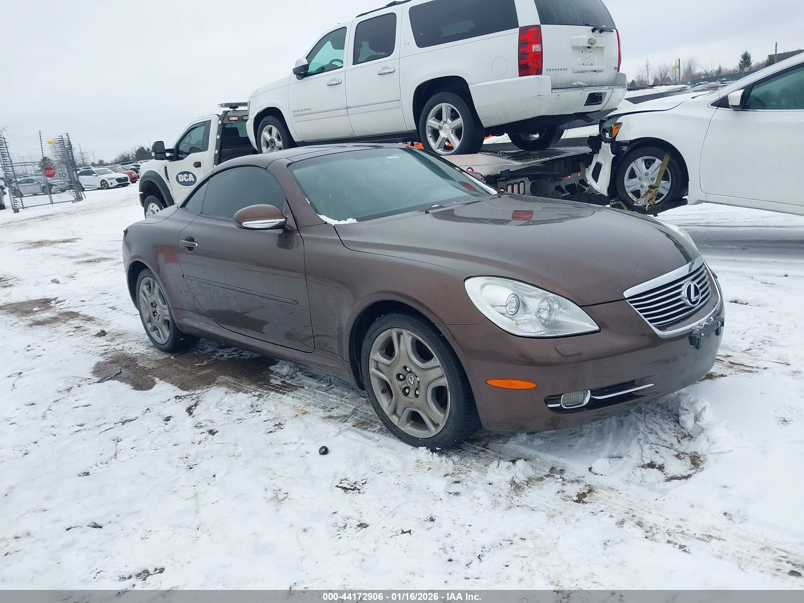 2007 Lexus Sc 430   Коричневый vin: JTHFN45Y979014890