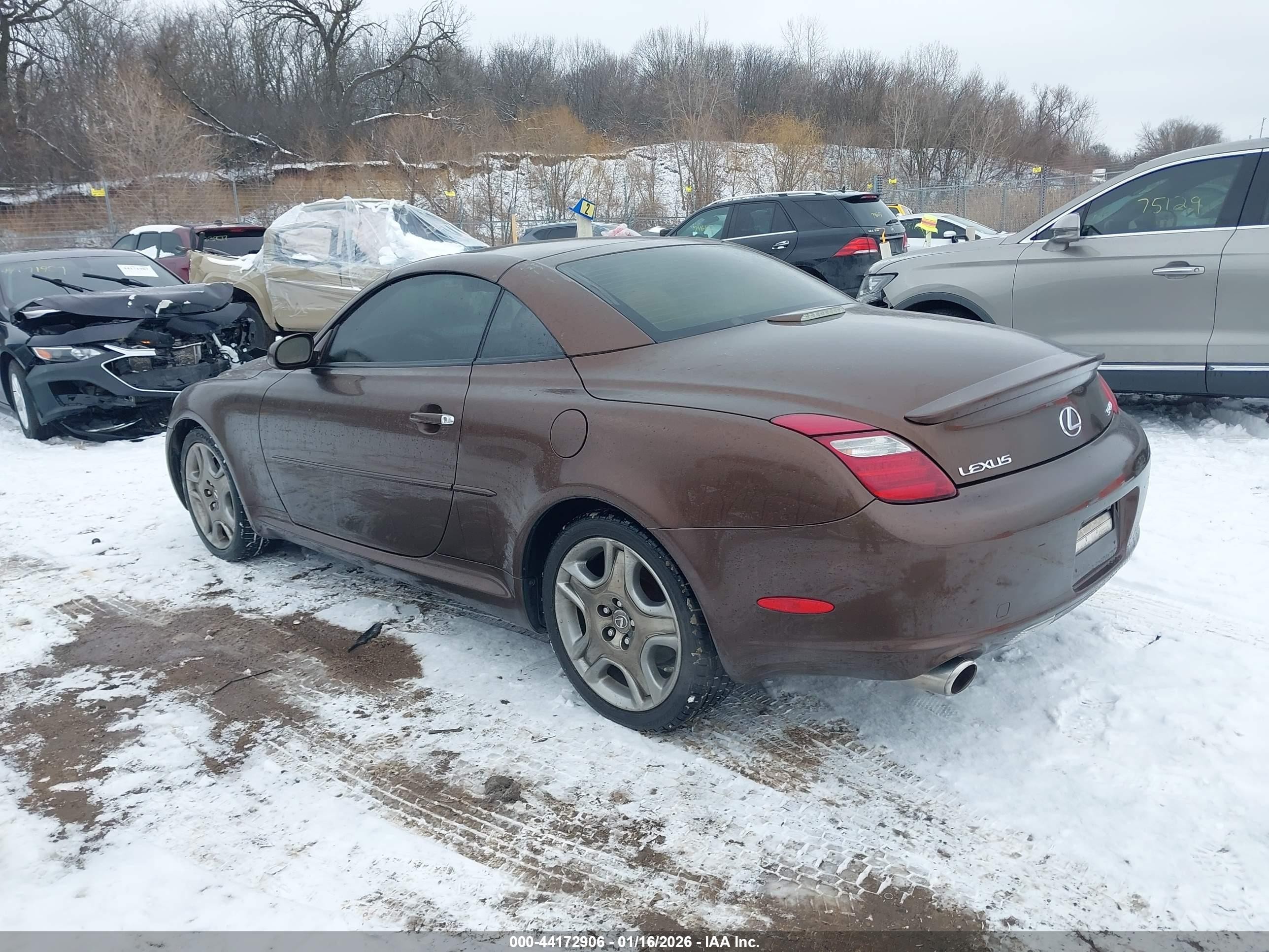 2007 Lexus Sc 430   Brown vin: JTHFN45Y979014890