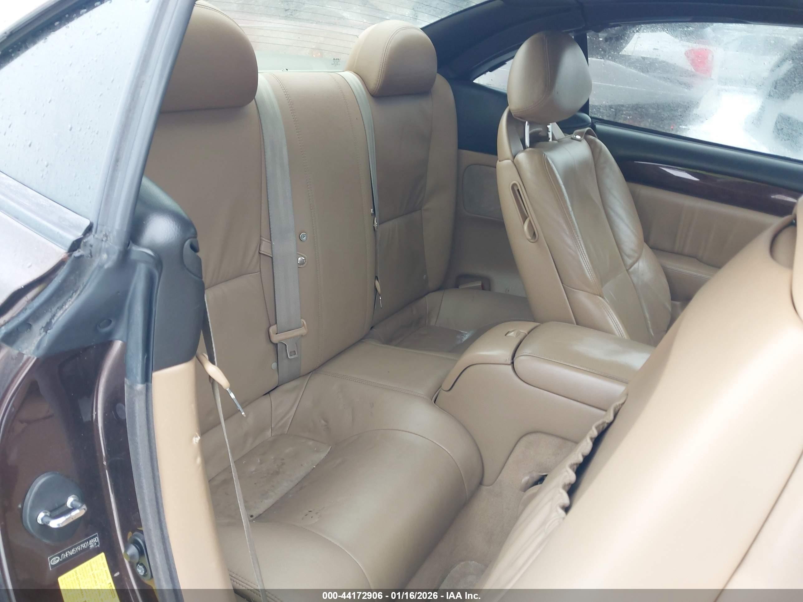 2007 Lexus Sc 430   Brown vin: JTHFN45Y979014890