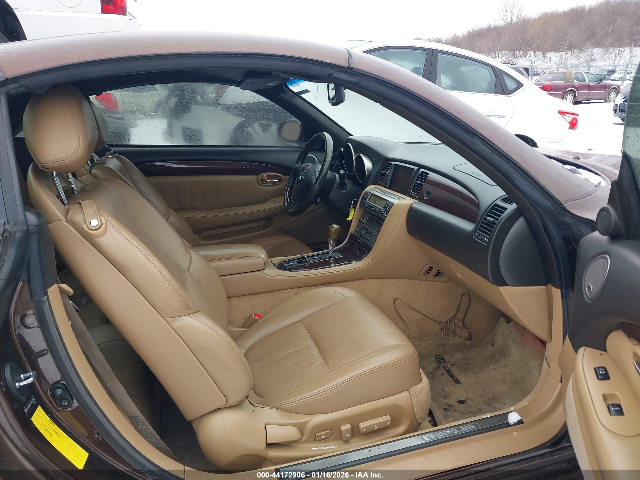 2007 Lexus Sc 430   Brown vin: JTHFN45Y979014890