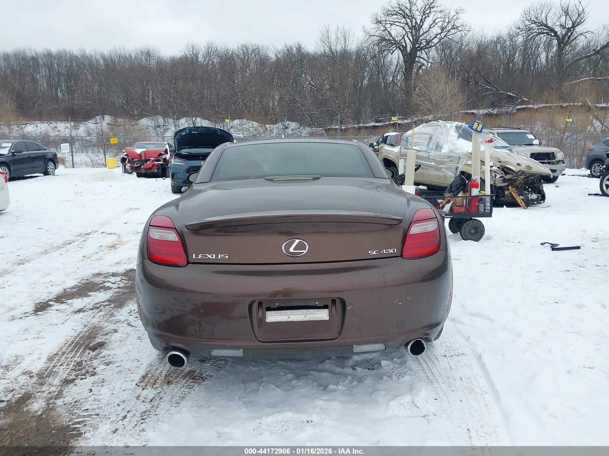 2007 Lexus Sc 430   Brown vin: JTHFN45Y979014890
