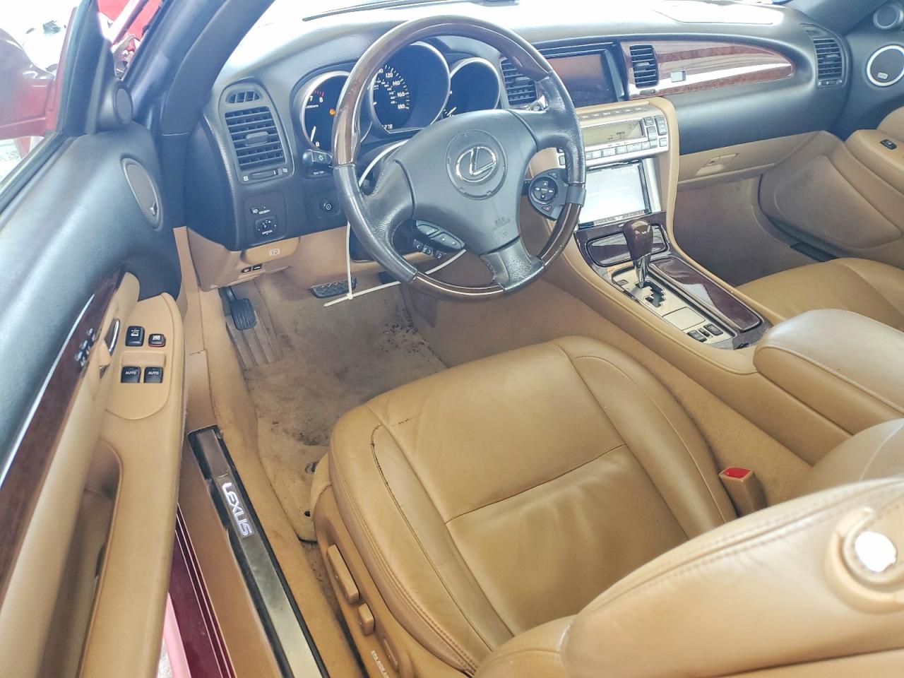2008 Lexus Sc 430 Red vin: JTHFN45Y989018004