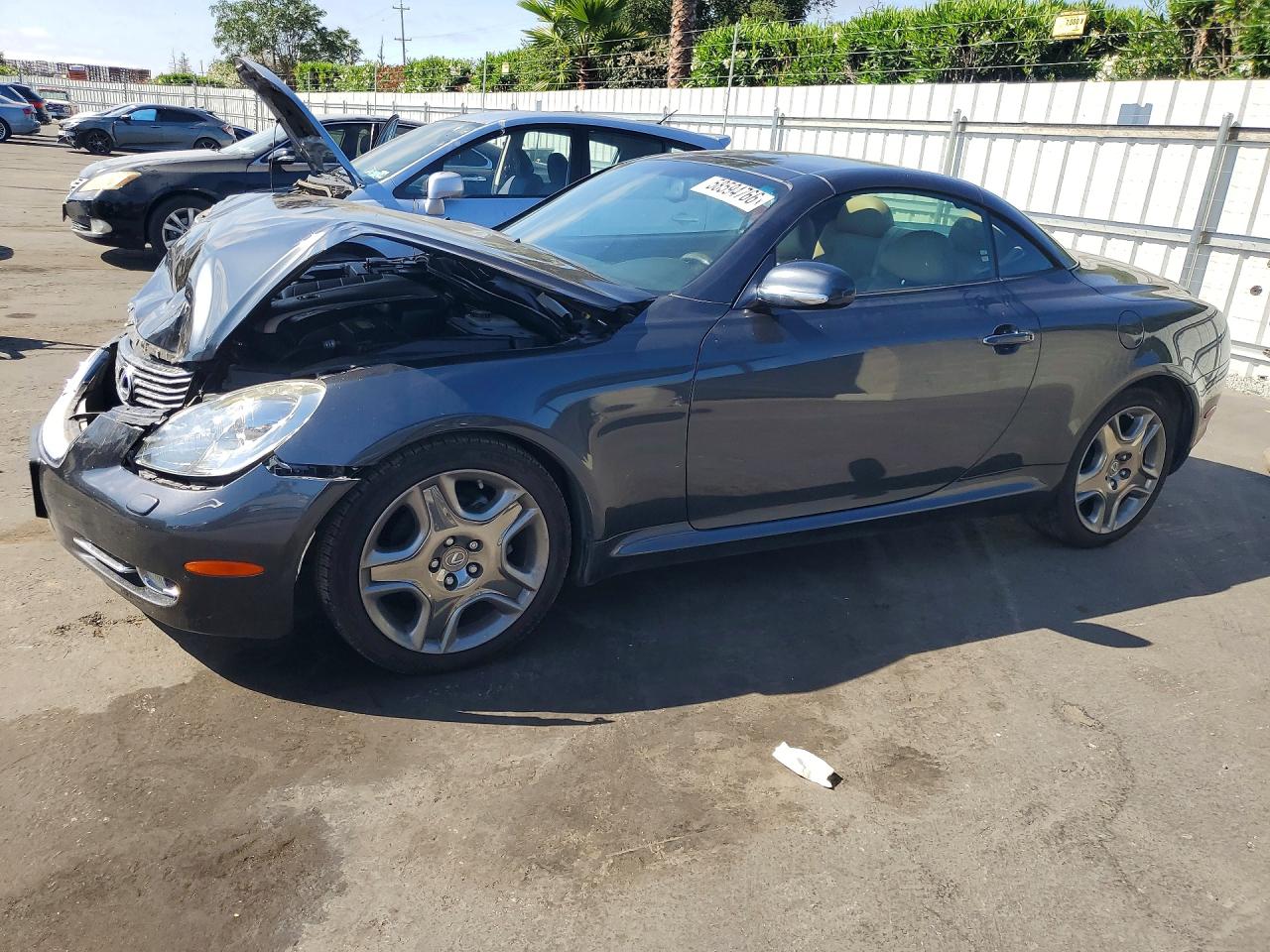 2008 Lexus Sc 430 Charcoal vin: JTHFN45Y989018178