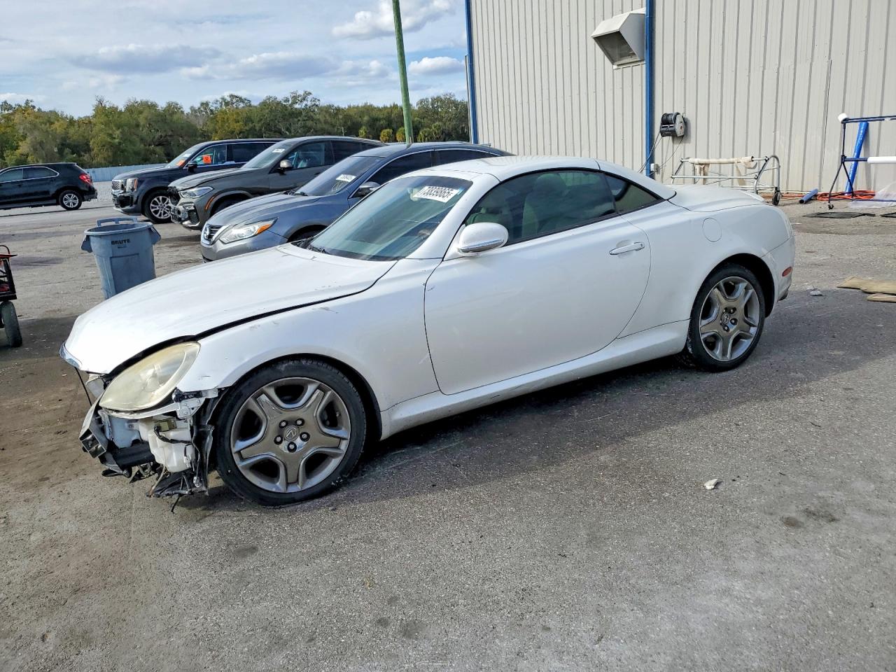 2008 Lexus Sc 430 Белый vin: JTHFN45Y989018522
