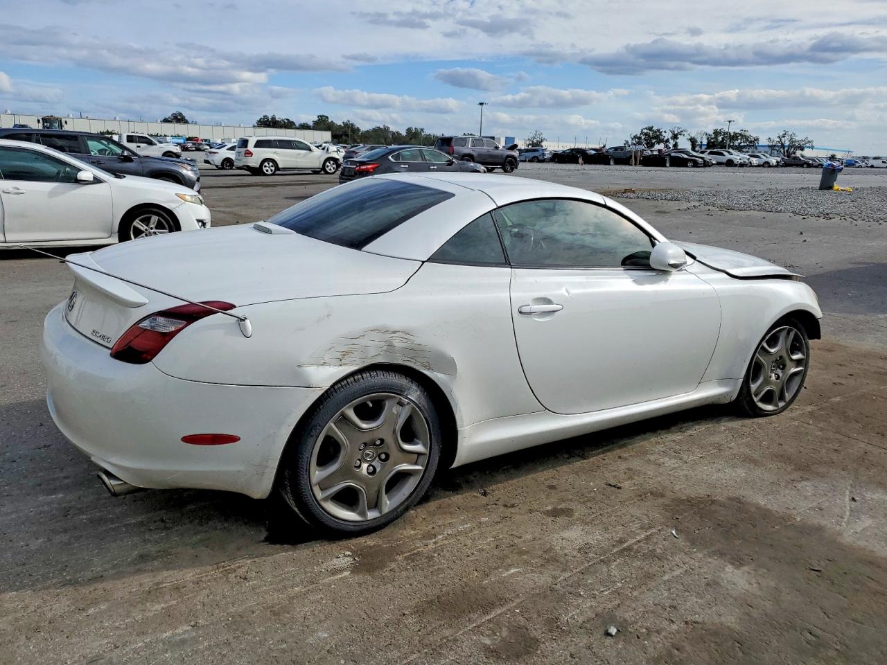 2008 Lexus Sc 430 White vin: JTHFN45Y989018522