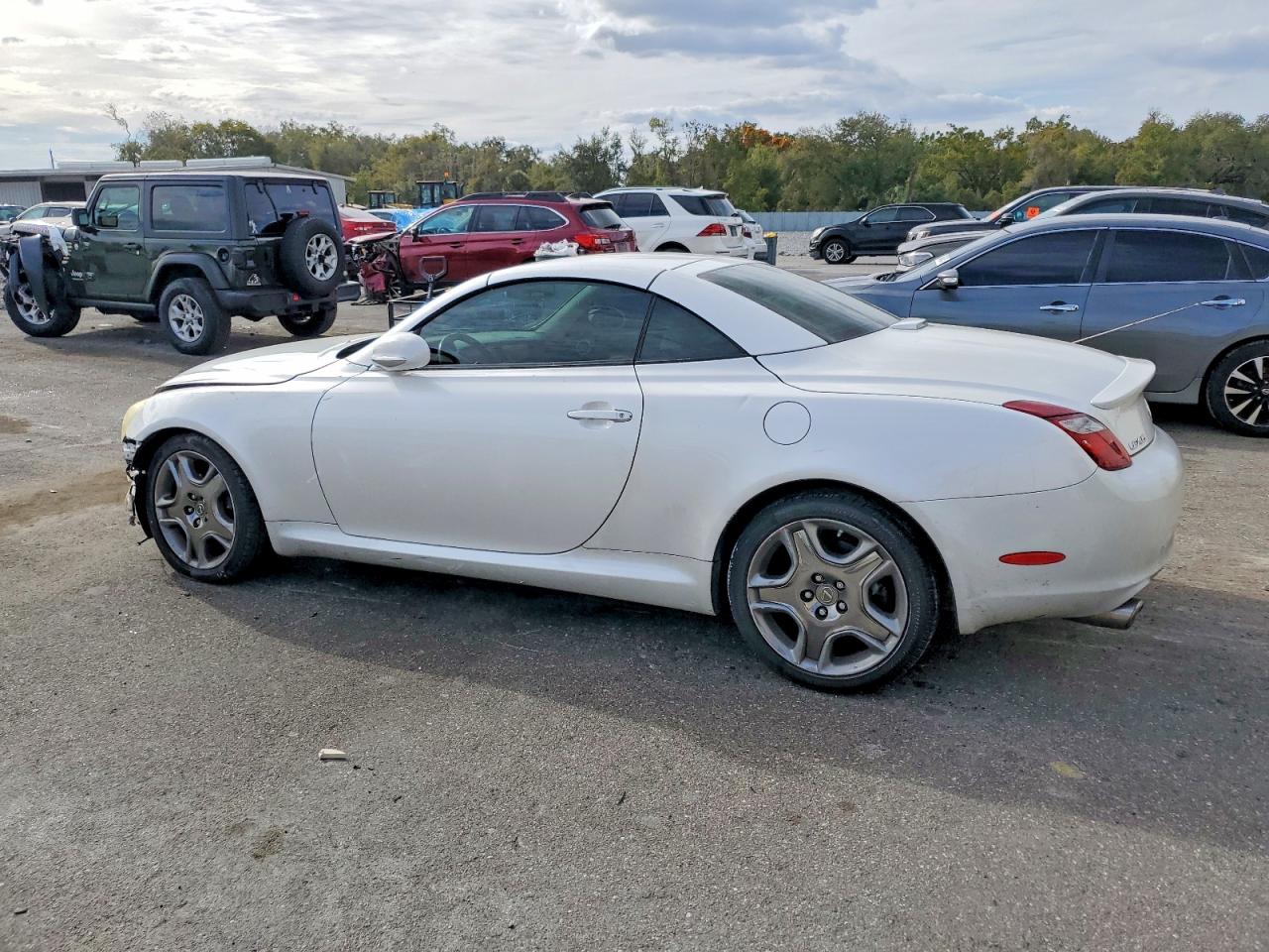2008 Lexus Sc 430 White vin: JTHFN45Y989018522