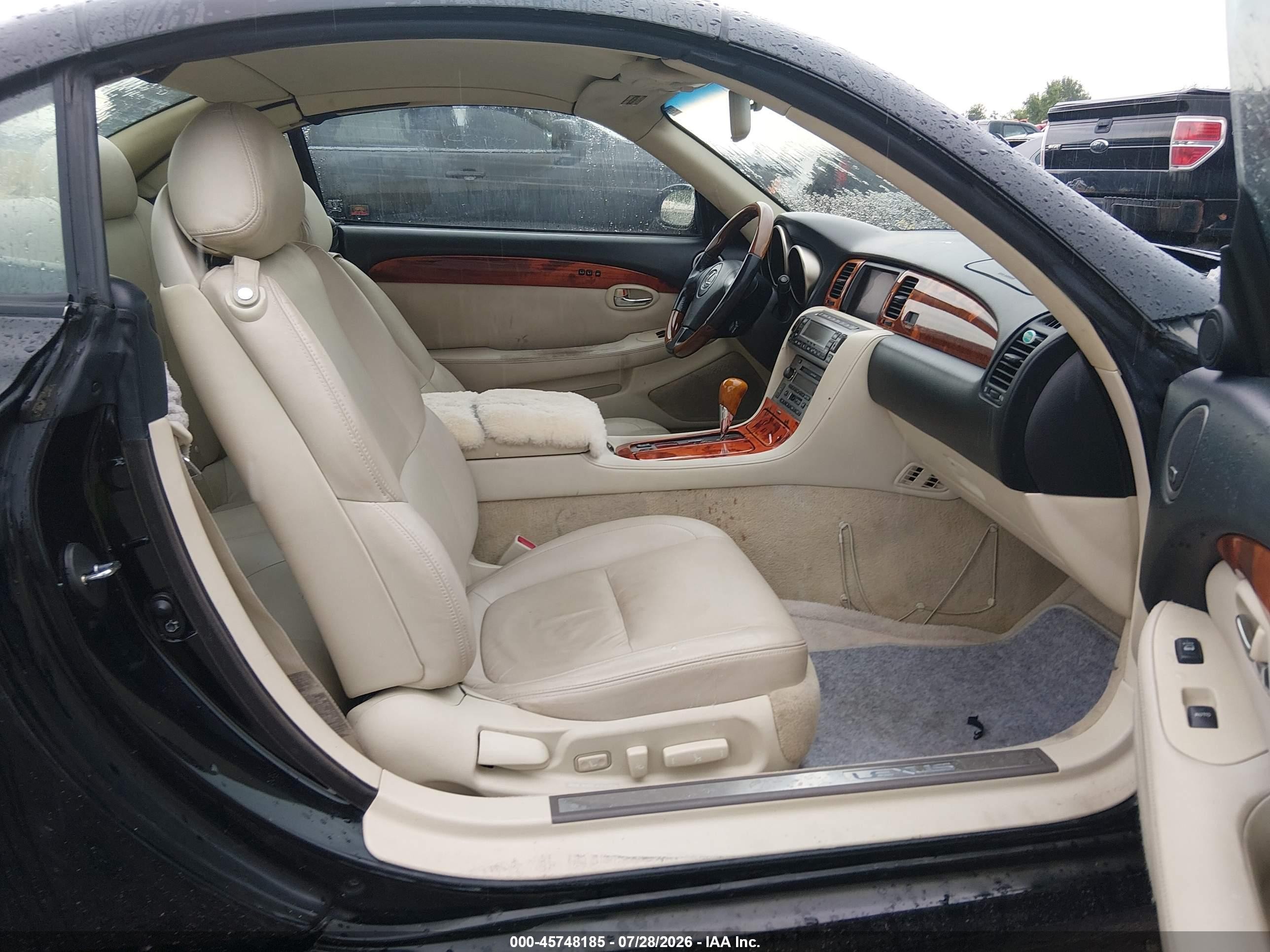2007 Lexus Sc 430 Черный vin: JTHFN45YX79012565