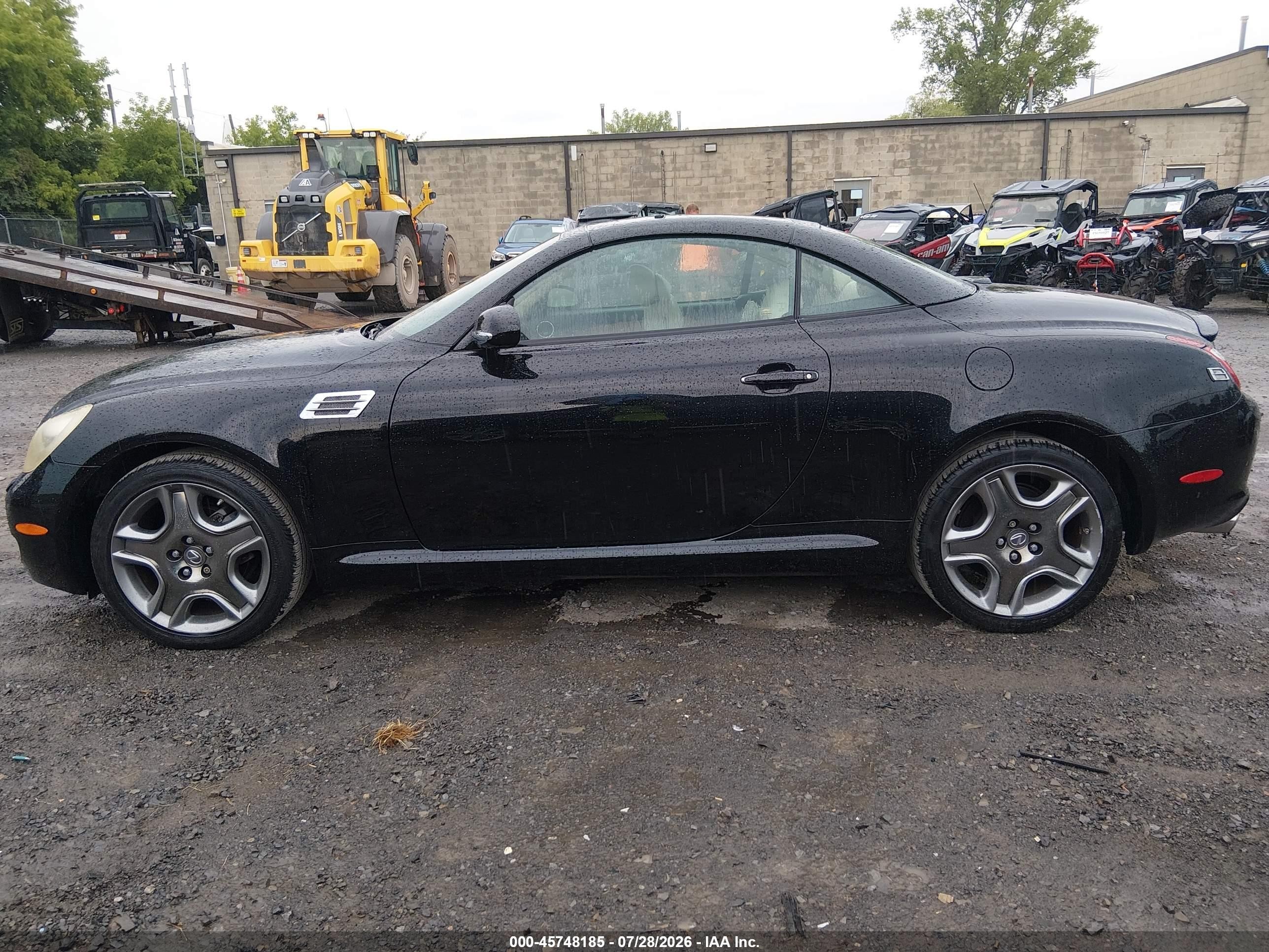 2007 Lexus Sc 430 Черный vin: JTHFN45YX79012565