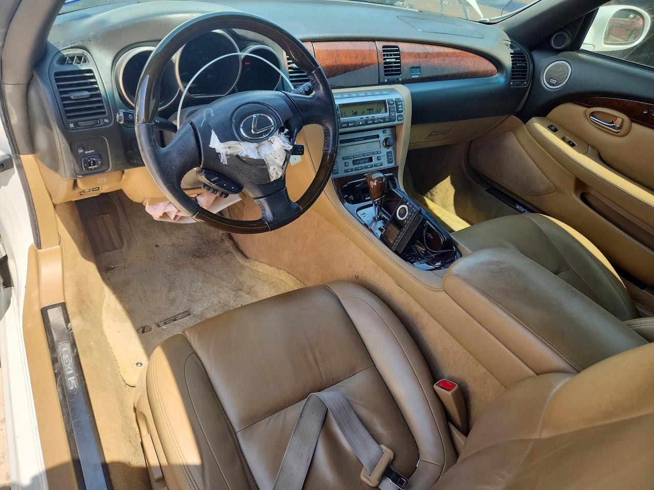 2008 Lexus Sc 430 White vin: JTHFN45YX89017556