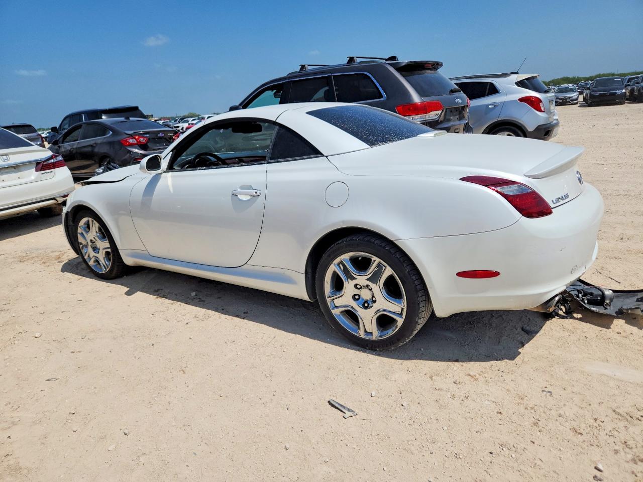 2008 Lexus Sc 430 White vin: JTHFN45YX89017556
