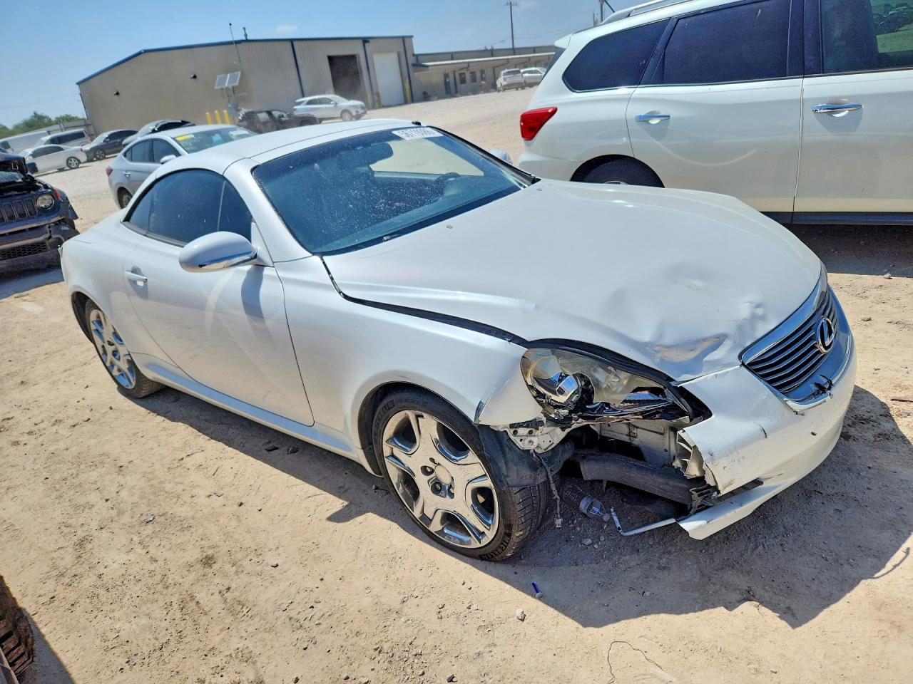 2008 Lexus Sc 430 White vin: JTHFN45YX89017556