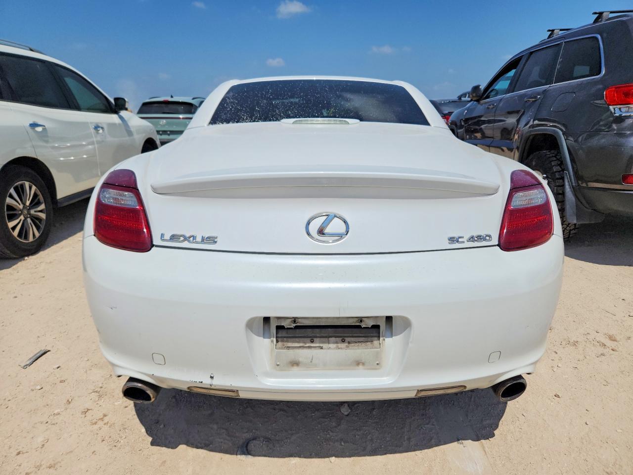 2008 Lexus Sc 430 White vin: JTHFN45YX89017556