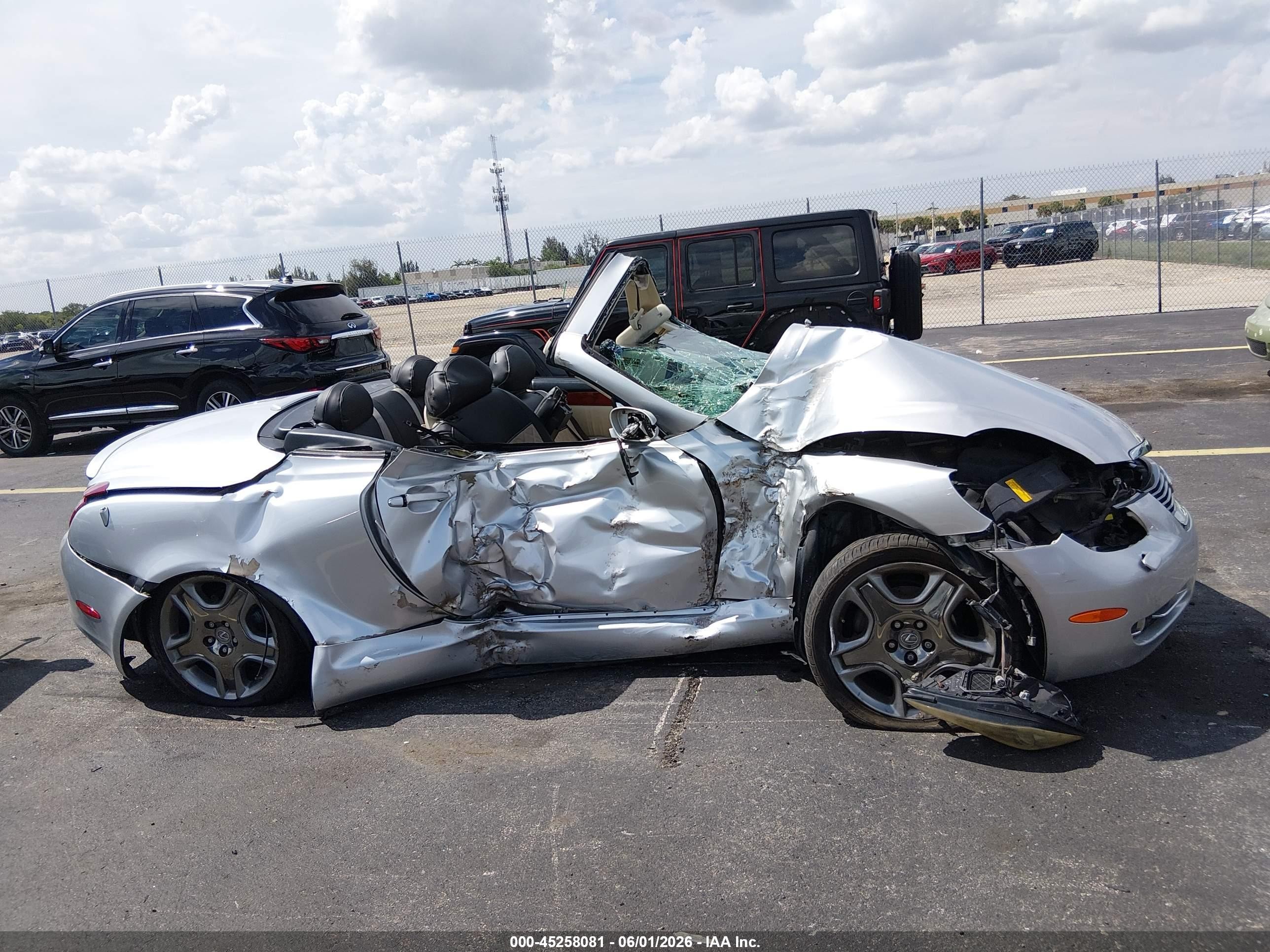 2008 Lexus Sc 430   Silver vin: JTHFN45YX89019274