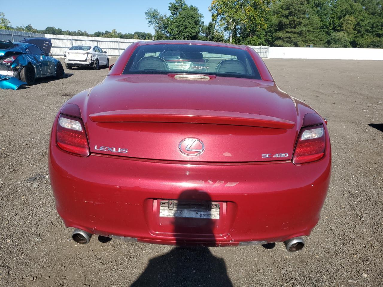 2008 Lexus Sc 430 Burgundy vin: JTHFN45YX89019498