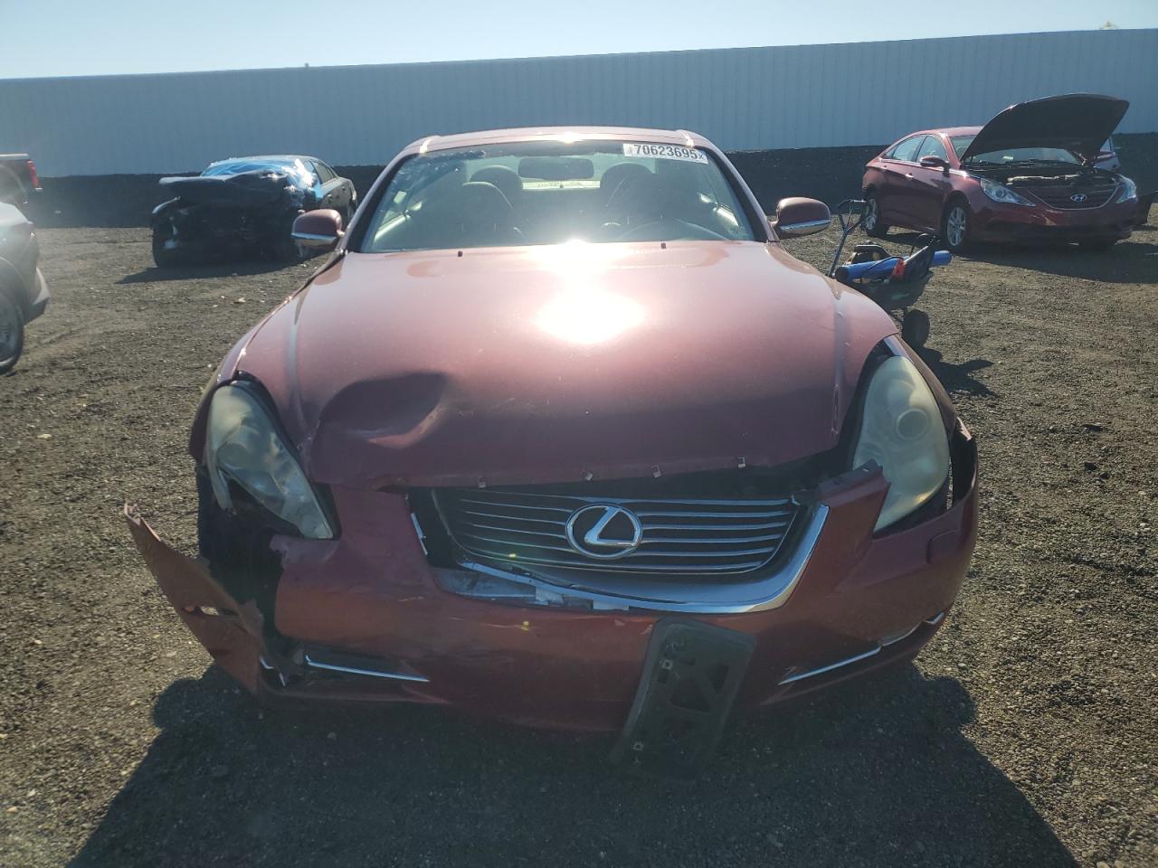 2008 Lexus Sc 430 Burgundy vin: JTHFN45YX89019498