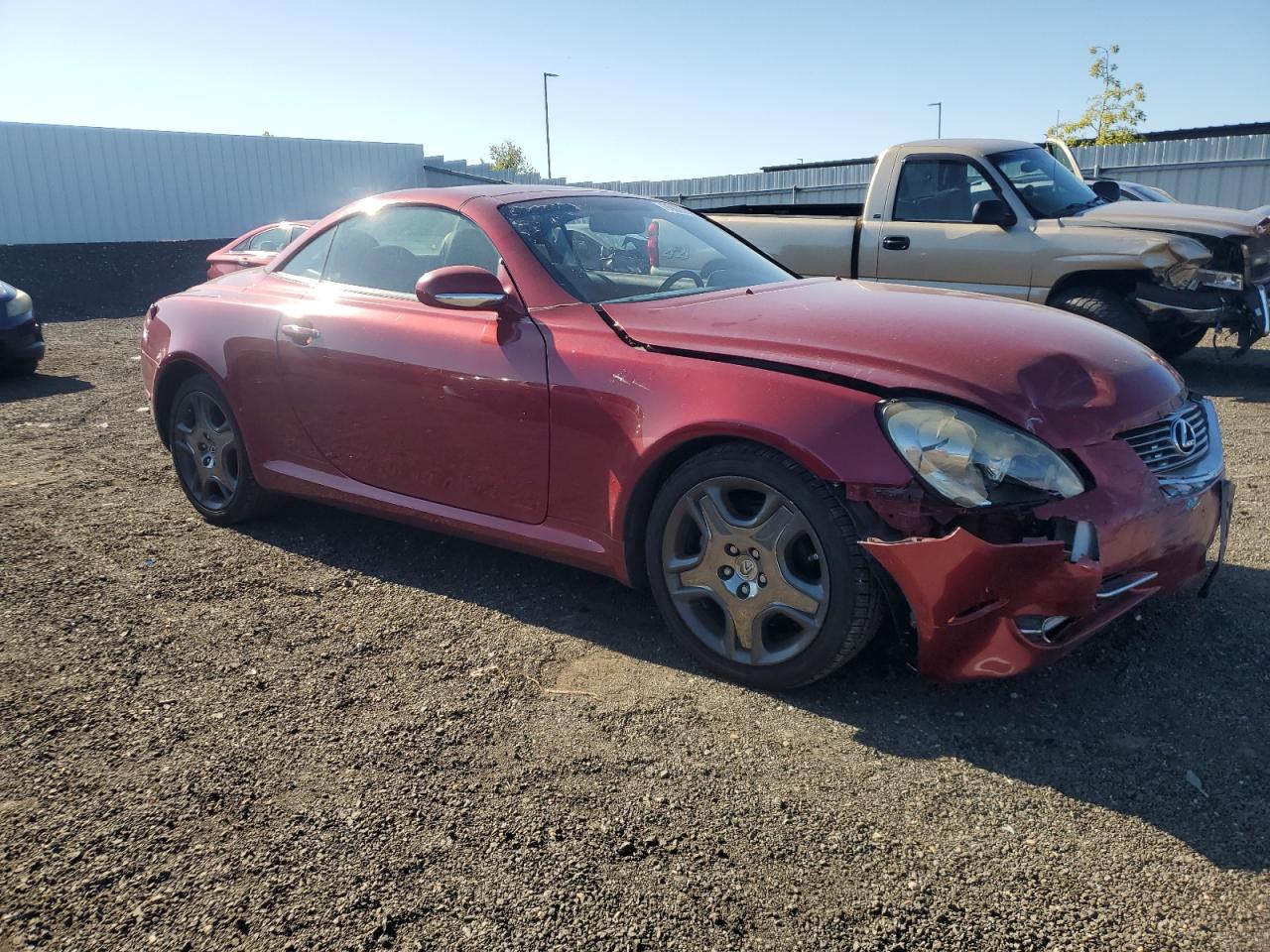 2008 Lexus Sc 430 Burgundy vin: JTHFN45YX89019498