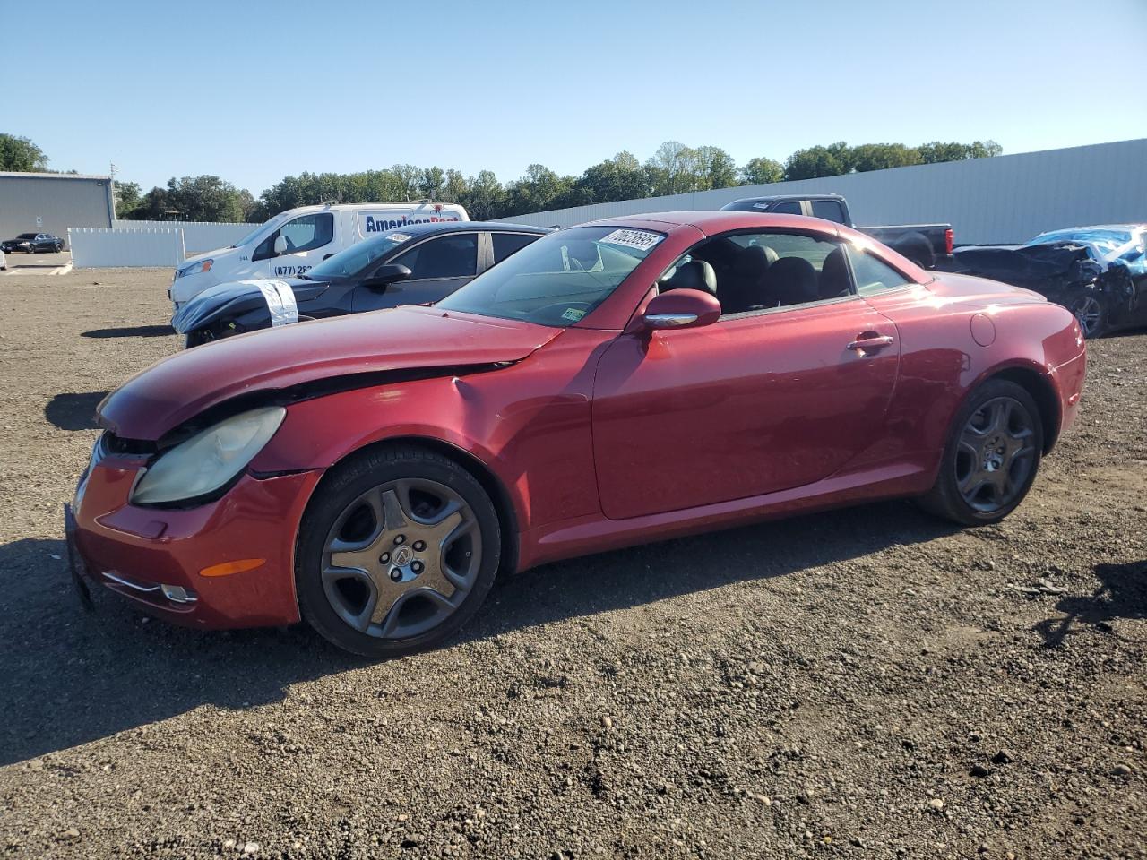 2008 Lexus Sc 430 Burgundy vin: JTHFN45YX89019498