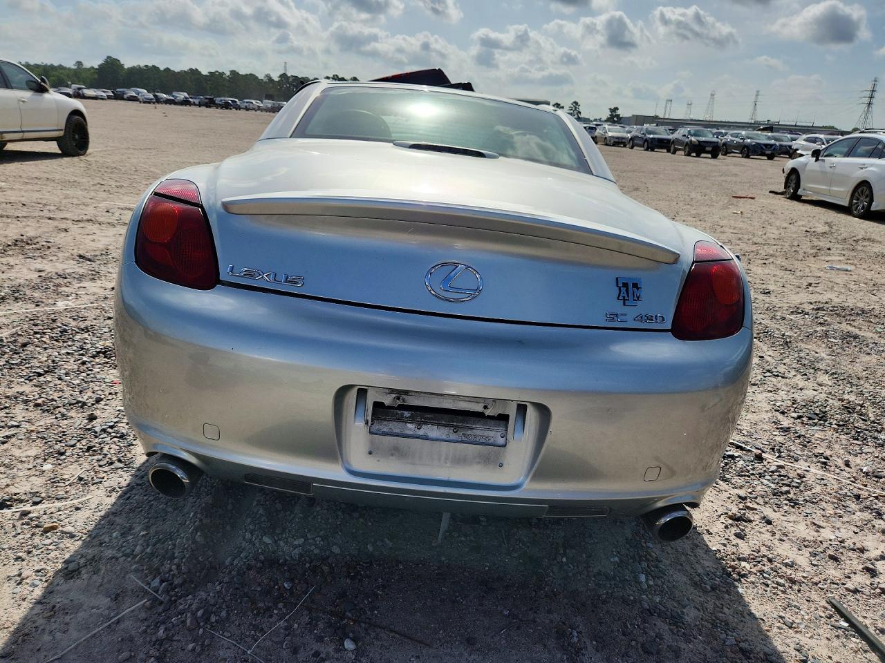 2002 Lexus Sc 430 Silver vin: JTHFN48Y020002040