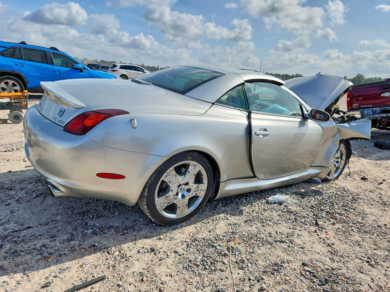 2002 Lexus Sc 430 Silver vin: JTHFN48Y020002040