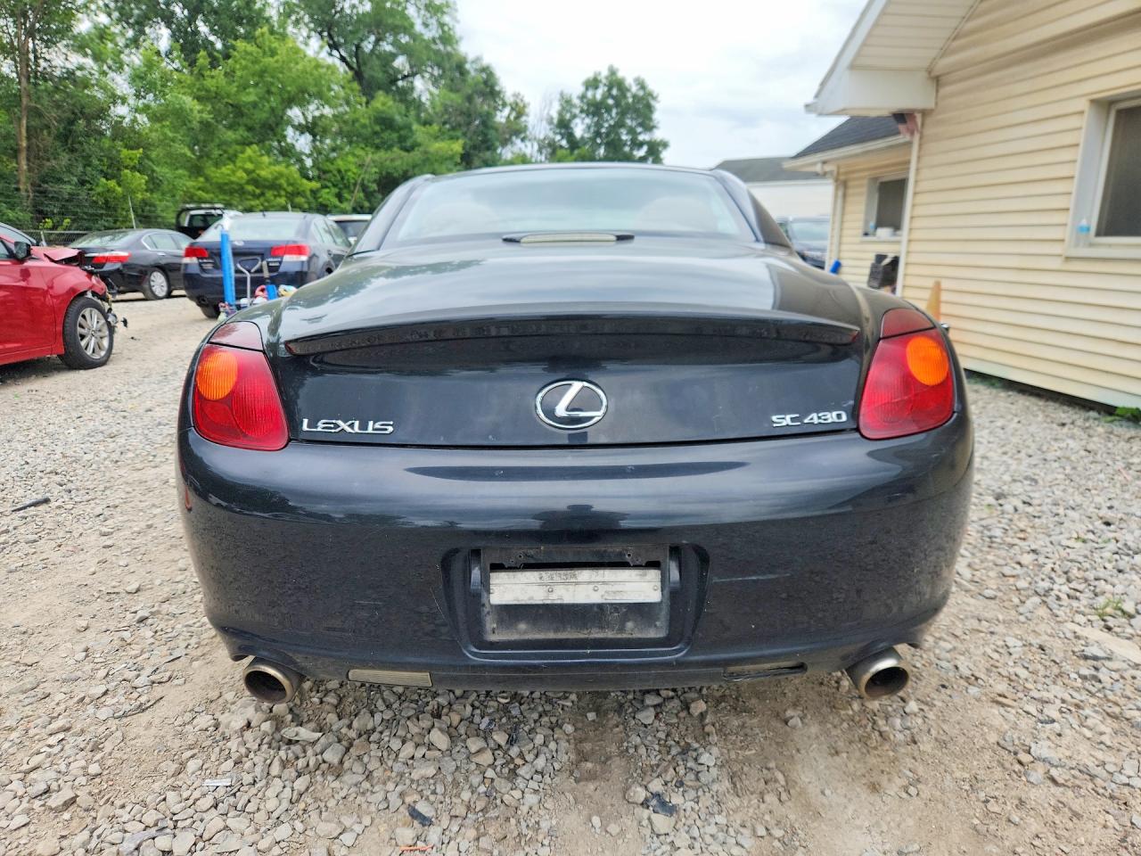 2002 Lexus Sc 430 Black vin: JTHFN48Y020003267