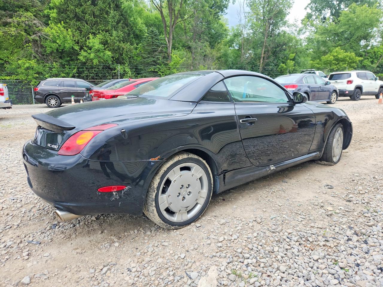 2002 Lexus Sc 430 Black vin: JTHFN48Y020003267