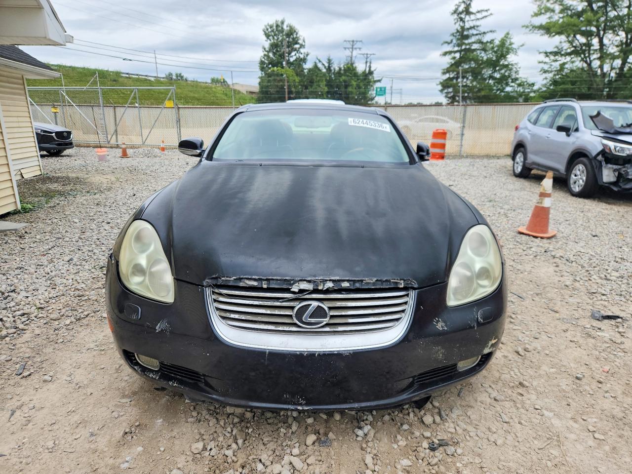 2002 Lexus Sc 430 Black vin: JTHFN48Y020003267