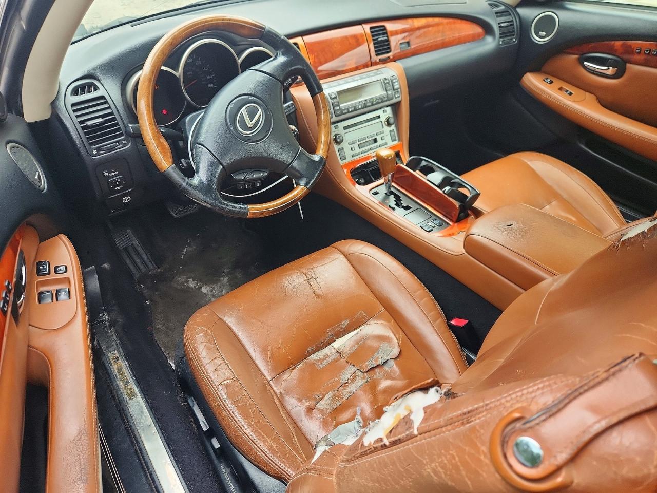 2002 Lexus Sc 430 Black vin: JTHFN48Y020003267