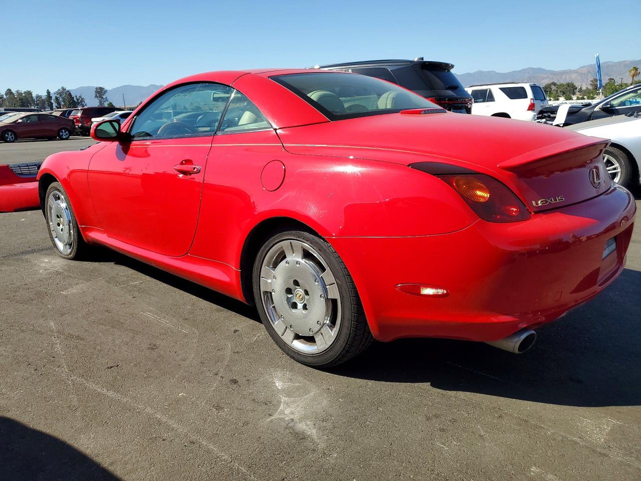 2002 Lexus Sc 430 Red vin: JTHFN48Y020008601